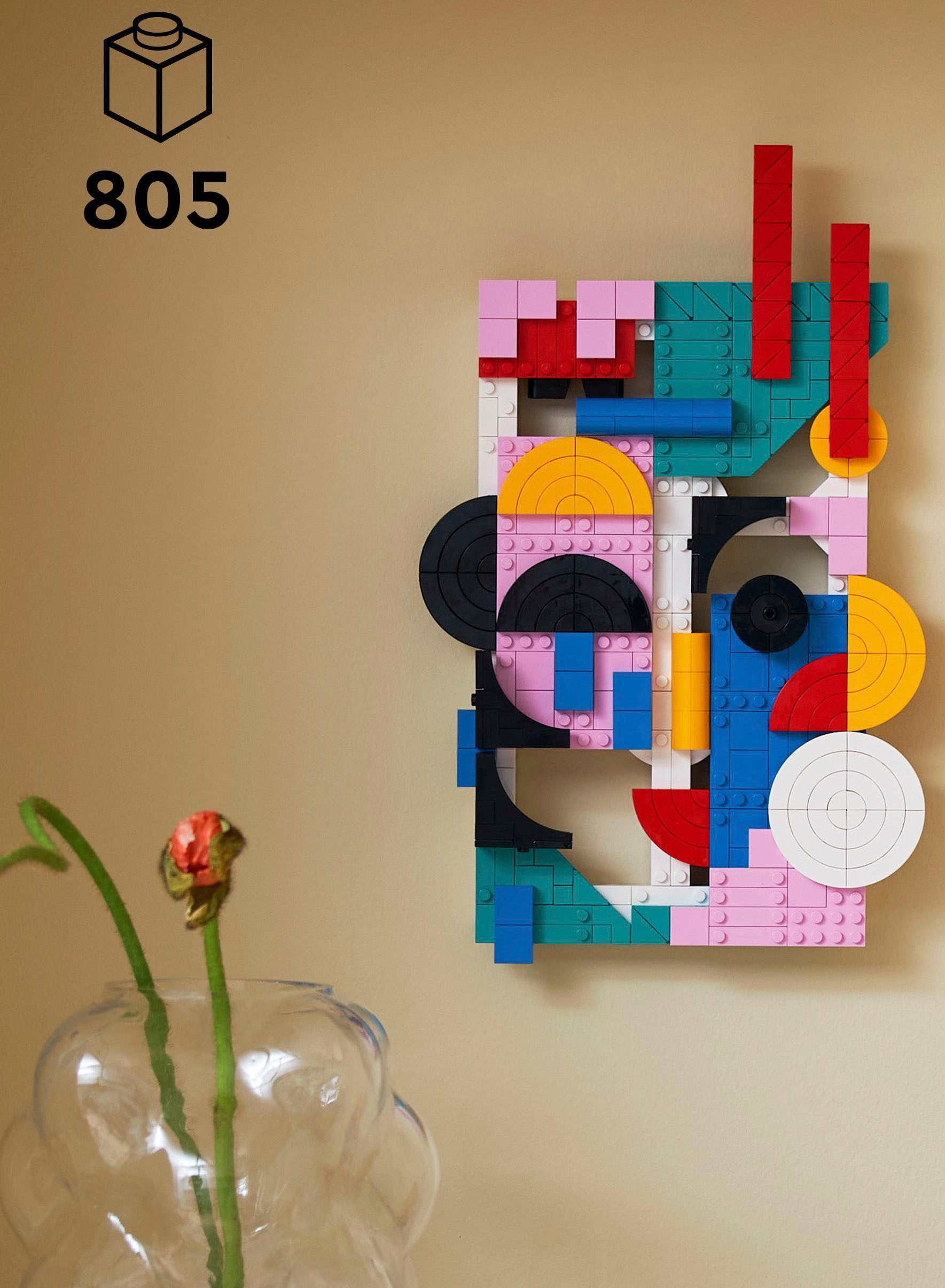 LEGO® Konstruktionsspielsteine »Moderne Kunst (31210), LEGO® ART«, (805 St.), Made in Europe