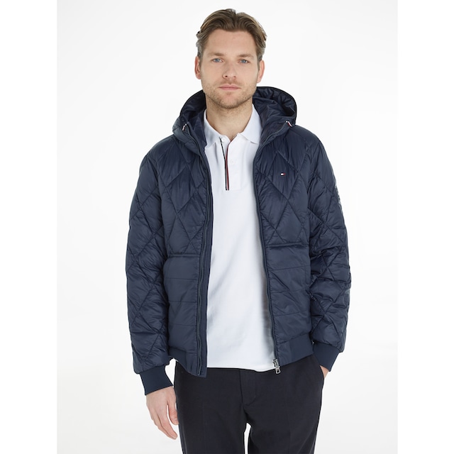 Tommy Hilfiger Steppjacke »MIX QUILT RECYCLED«, mit Kapuze bei ♕