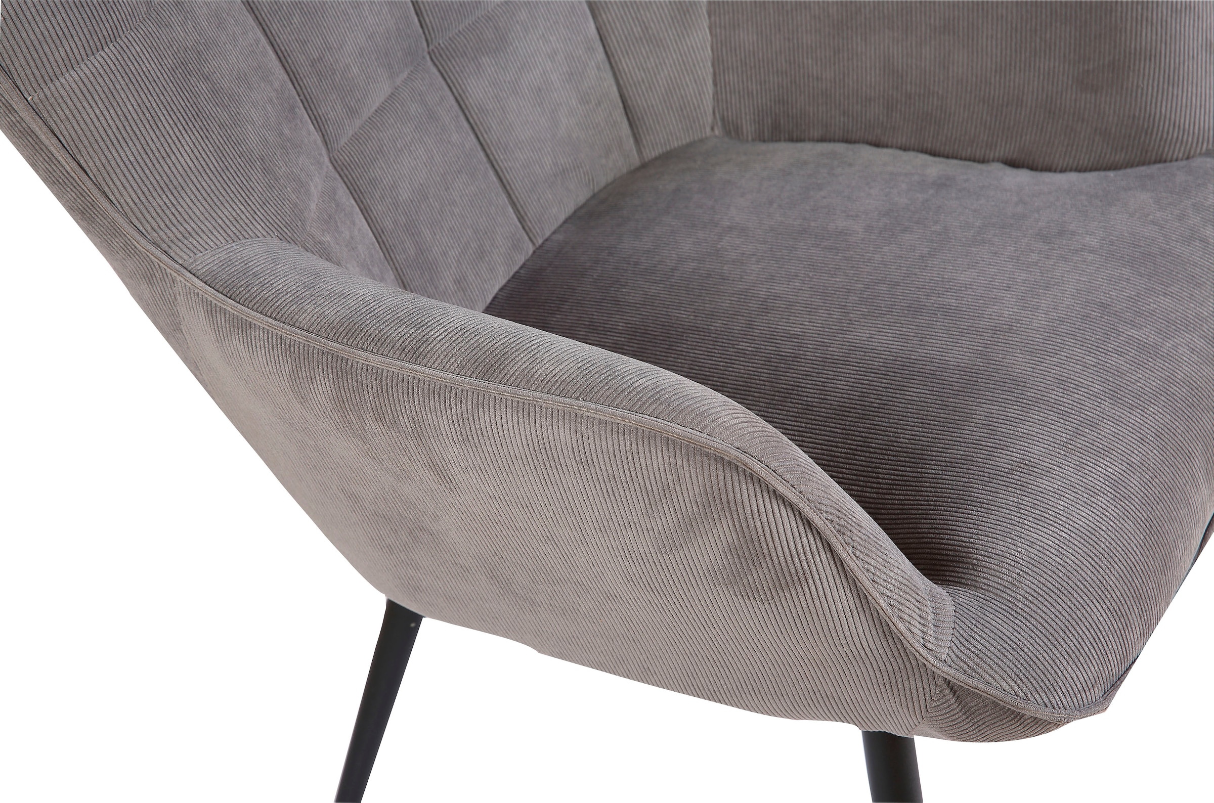 byLIVING Sitzgruppe »Uta«, Set, 2 tlg., Sessel mit Hocker