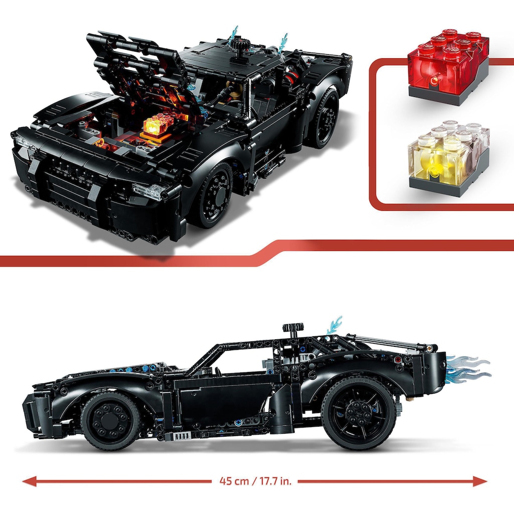 LEGO® Konstruktionsspielsteine »BATMANS BATMOBIL™ (42127), LEGO® Technic«, (1360 St.)