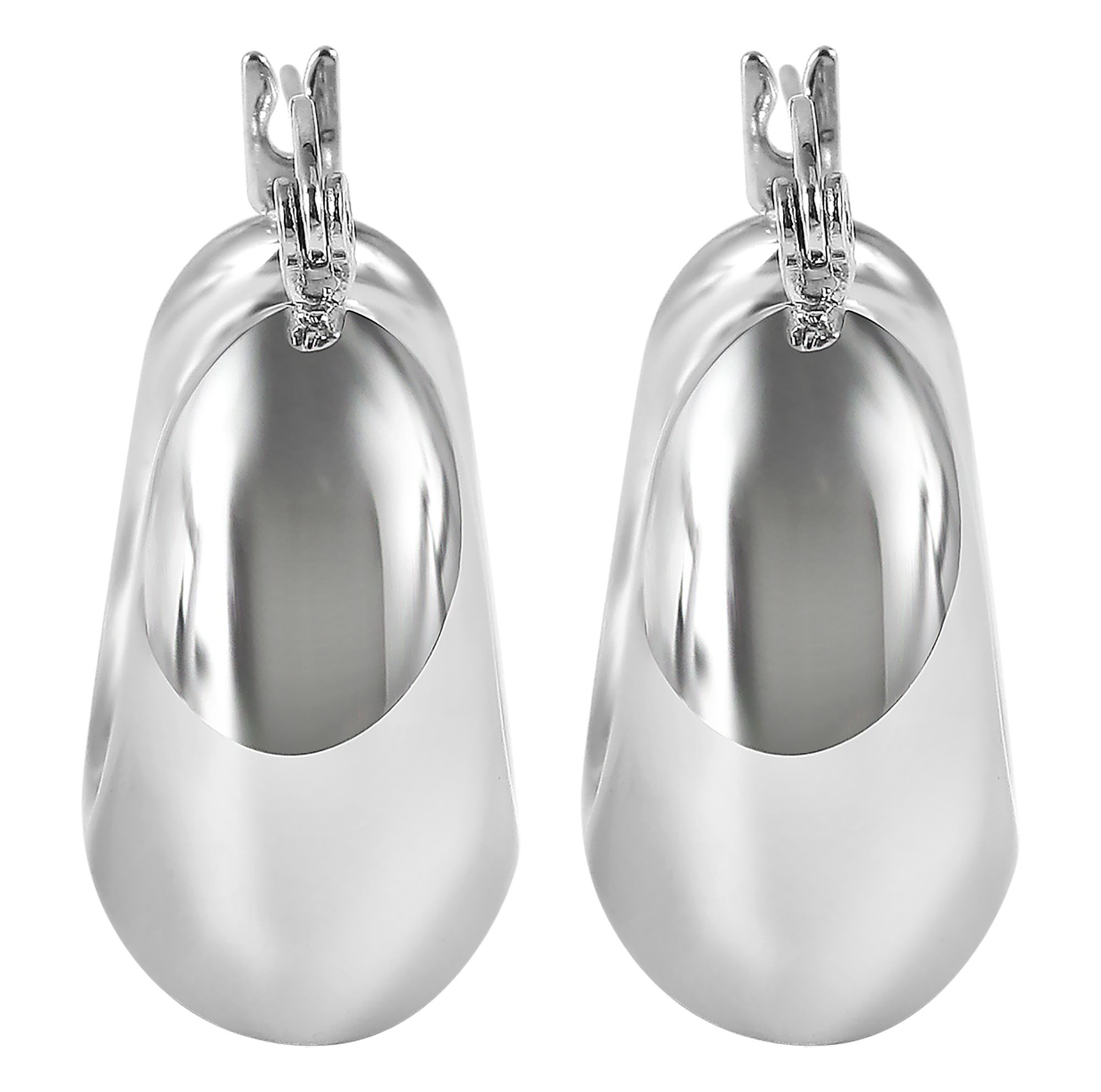 Adelia´s Paar Creolen »Damen Ohrringe ¿ Creole aus Edelstahl«