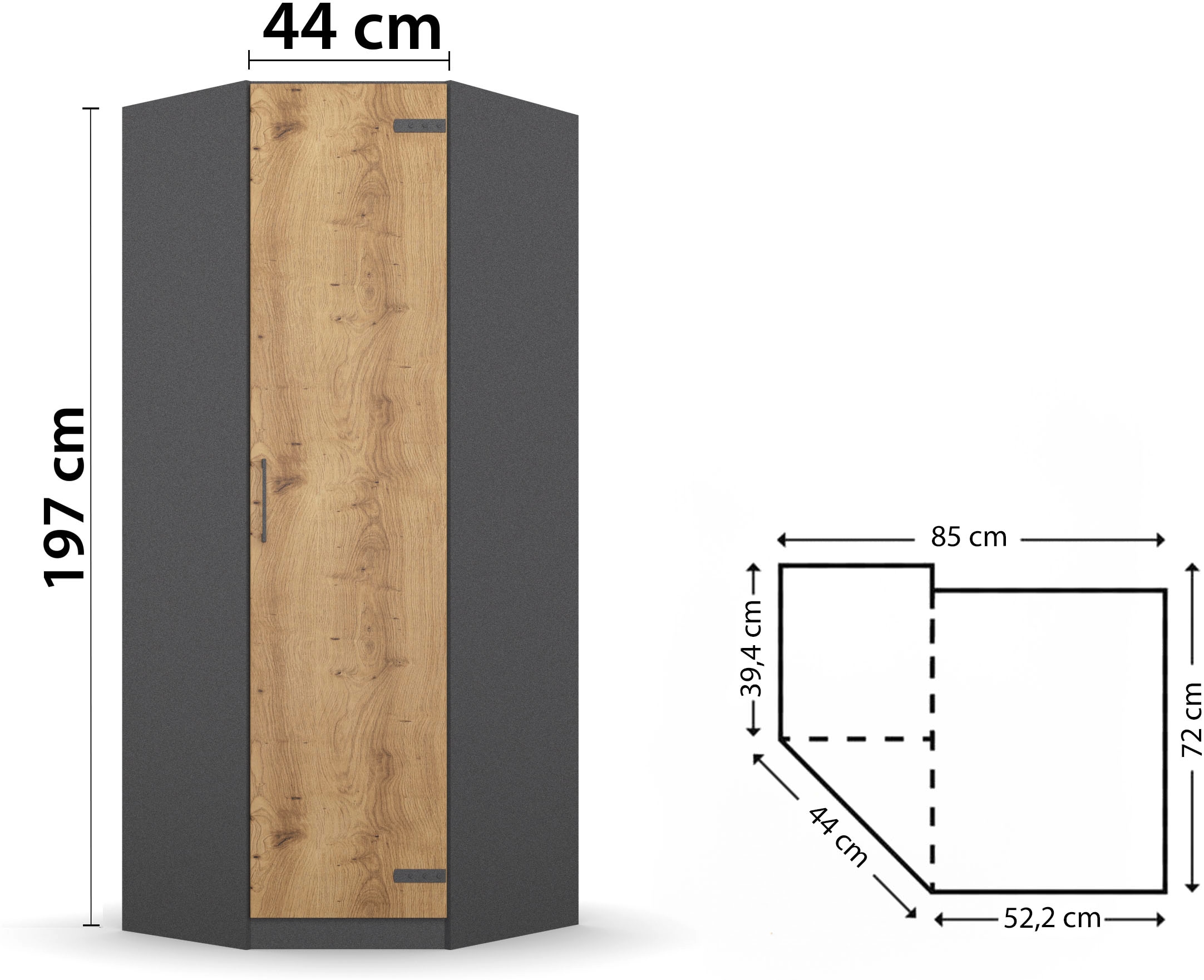 rauch Eckkleiderschrank »Holmes« im Industrial Style