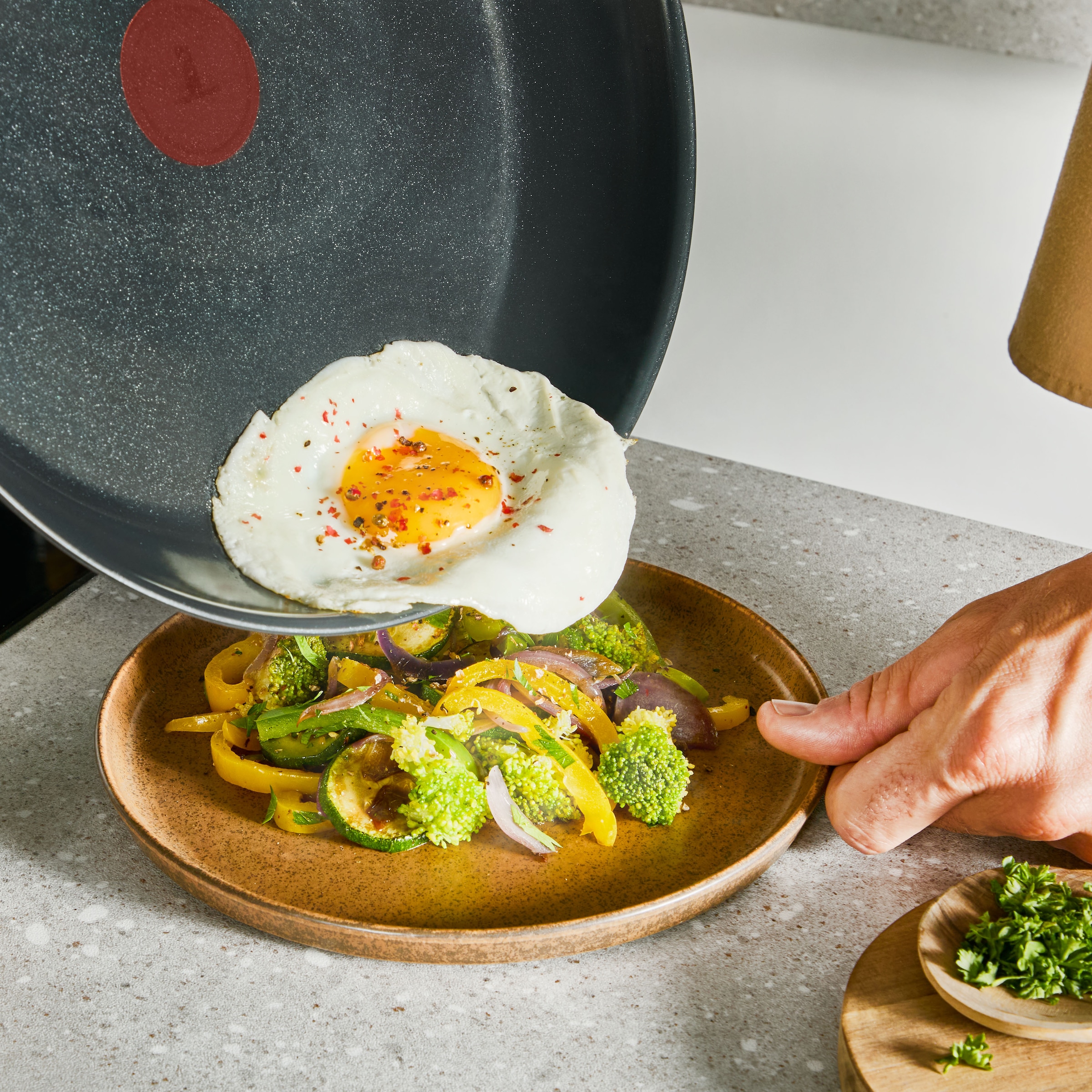Tefal Pfannen-Set »Emotion+« Edelstahl Set, 3 tlg. Premium Edelstahl, Induktion, spülmaschinenfest, hochglanzpoliert
