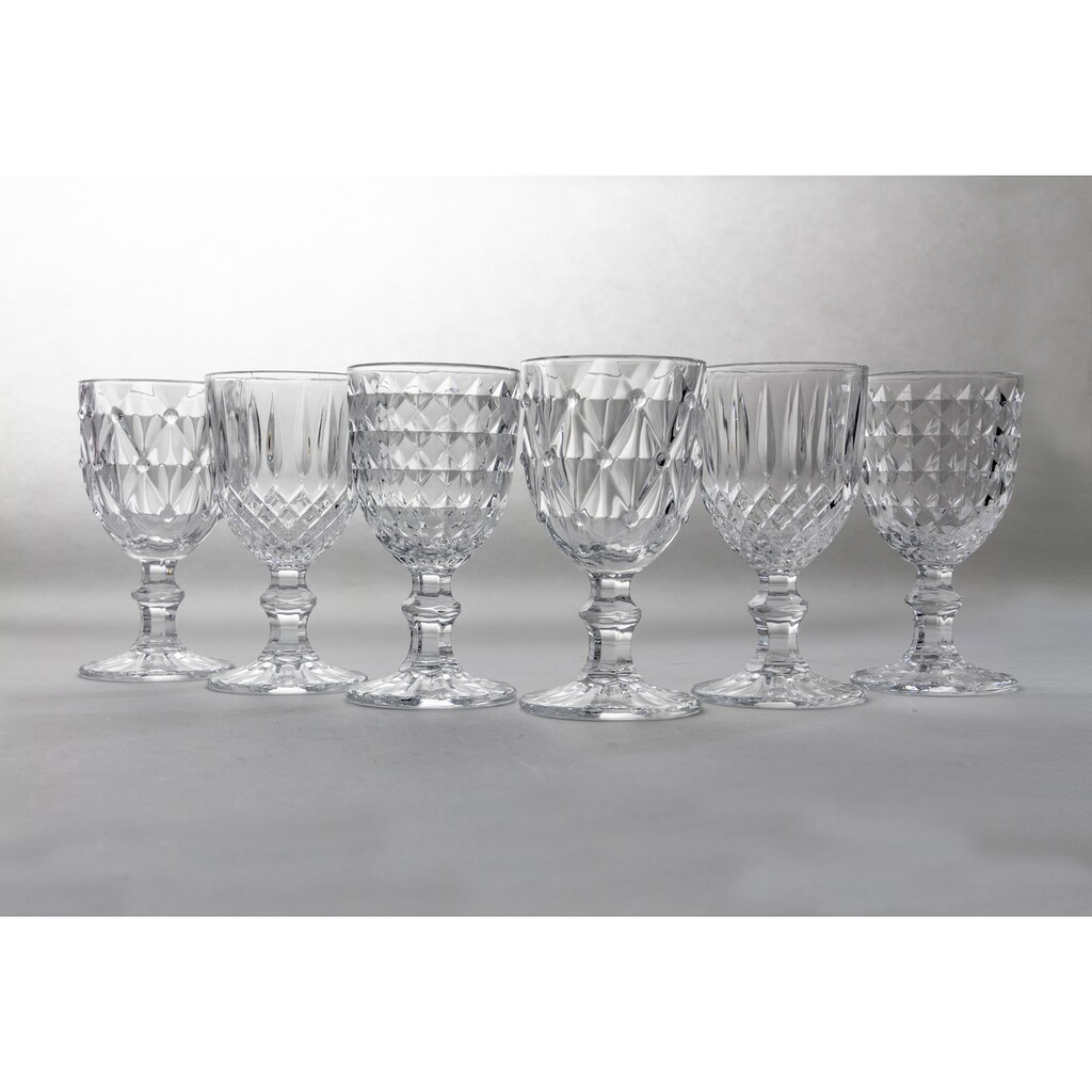 Villa d'Este Weinglas »Loira Transparent«, (Set, 6 tlg.)