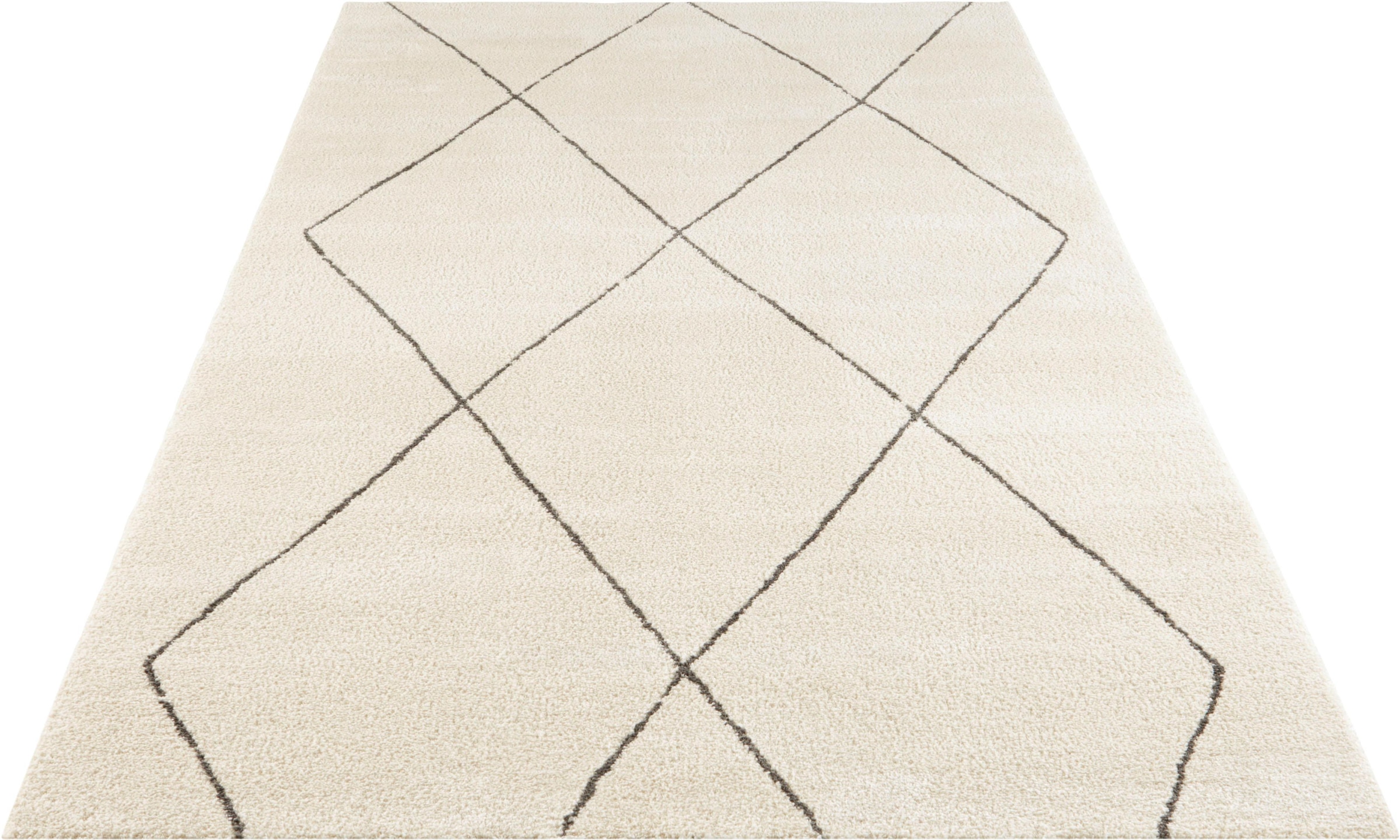 ELLE DECORATION Teppich »Massy«, rechteckig, 14 mm Höhe, Kurzflor, Teppich, Modern, Scandi, 3D Effekt, Wohnzimmer, Schlafzimmer