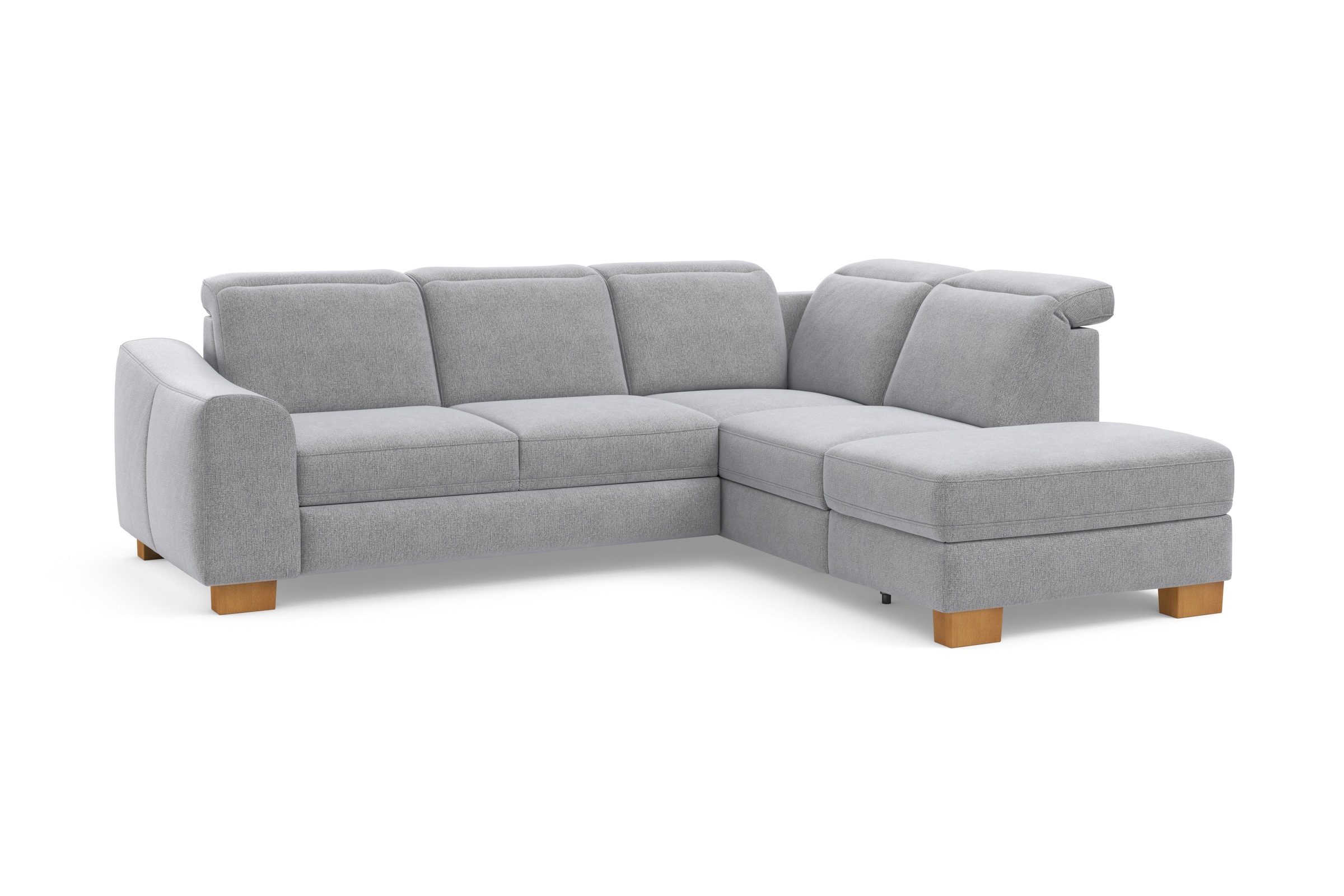 Home affaire Ecksofa »Dundee L-Form«, wahlweise mit Kopfteilverstellung und zusätzlich mit Bettfunktion
