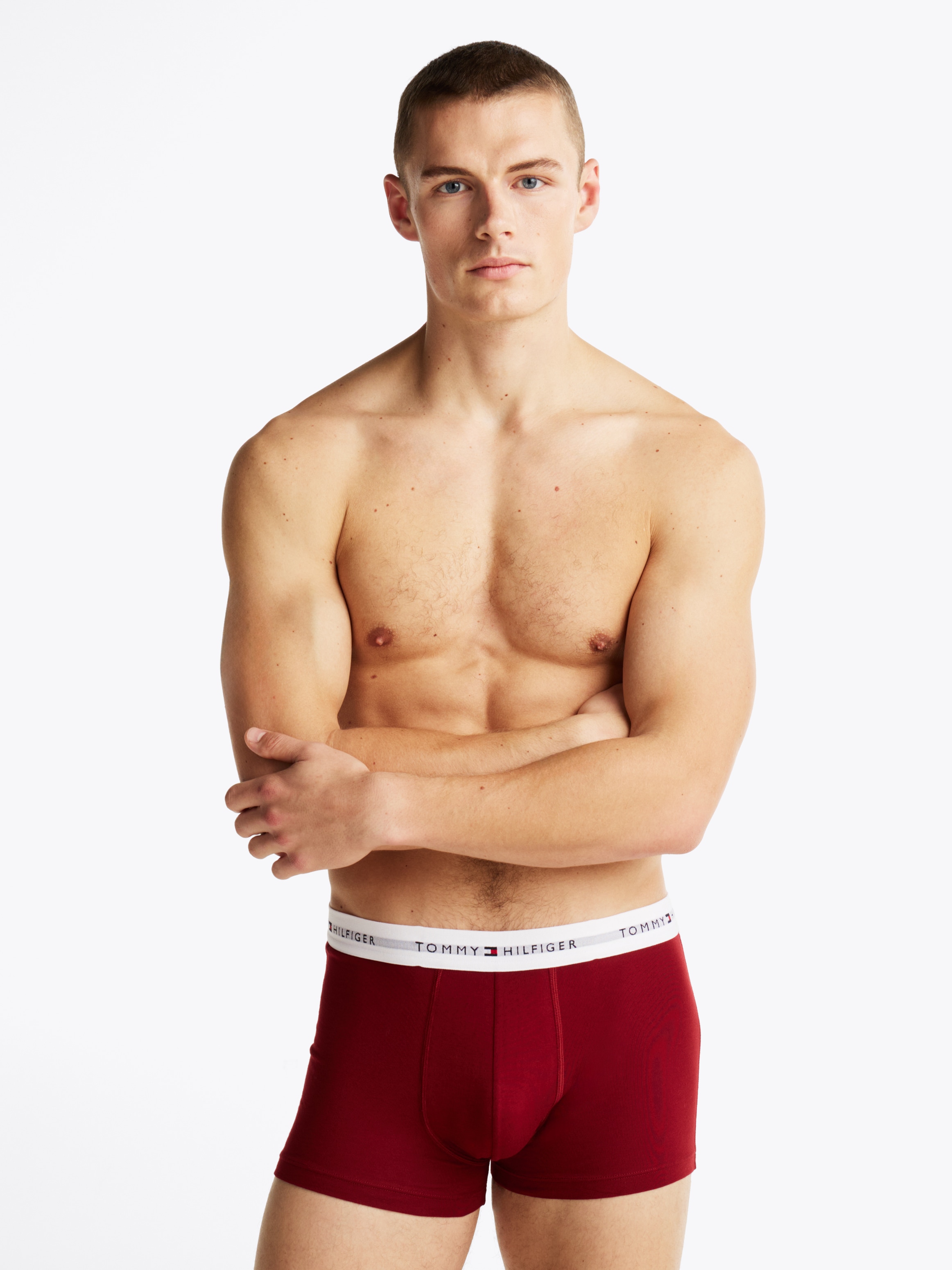 Tommy Hilfiger Underwear Boxer »TRUNK 3 PACK«, (3 St.), mit Logoschriftzug