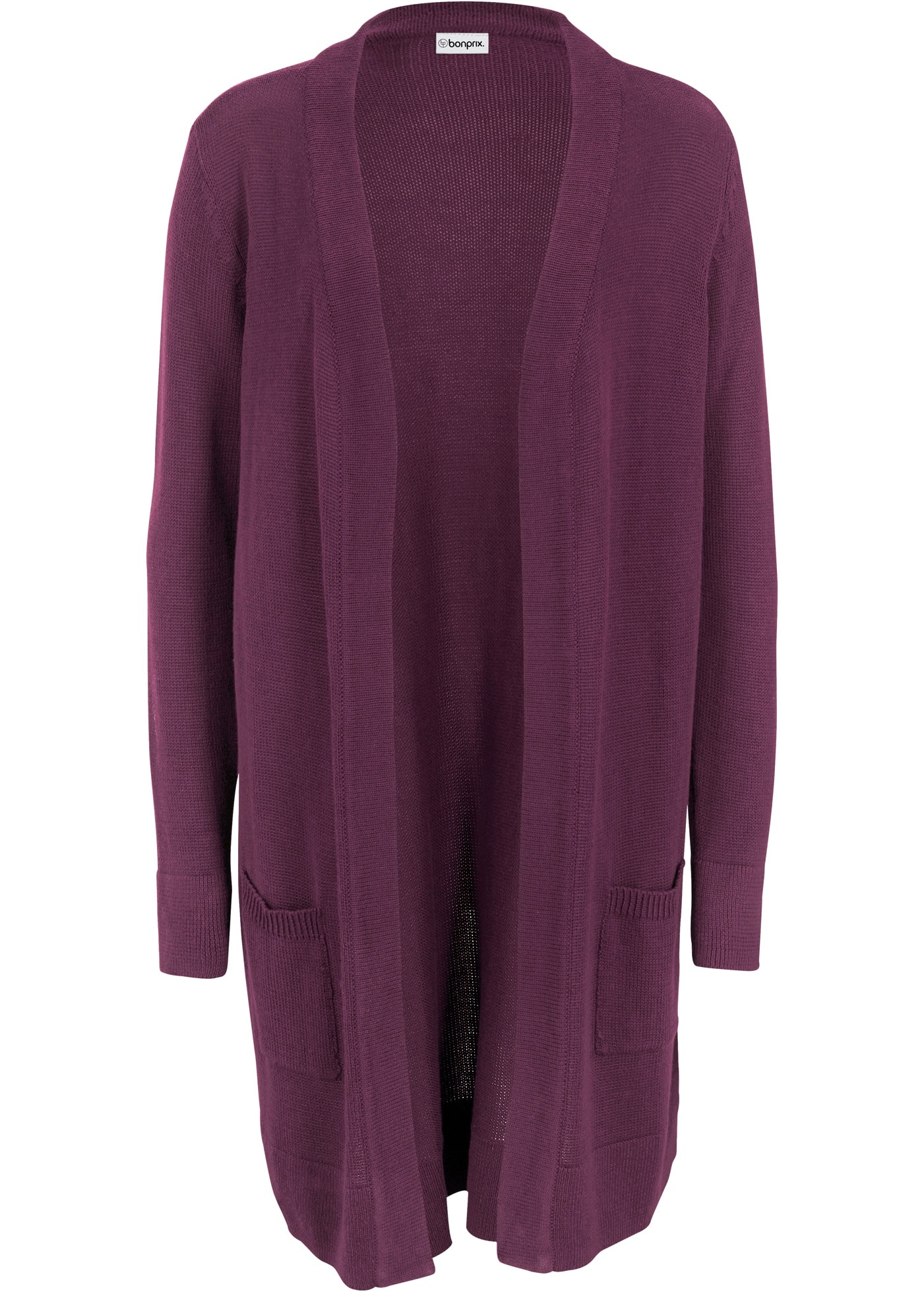 bonprix Longstrickjacke 1 tlg. Oversize-Passform, kuschelig weicher Strick, ohne Verschluss