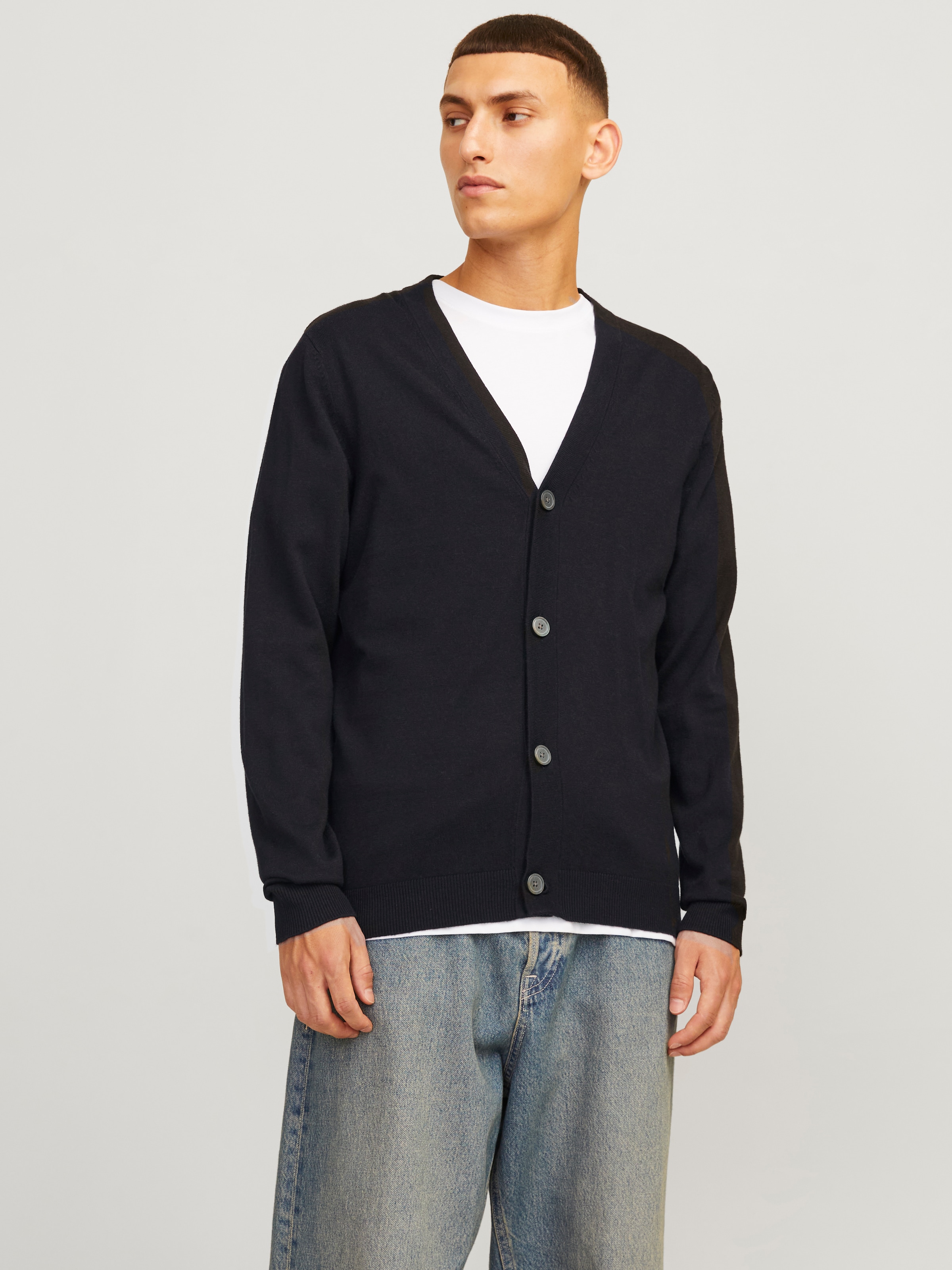 Jack & Jones Strickjacke »JJEEMIL KNIT BUTTON CARDIGAN NOOS«