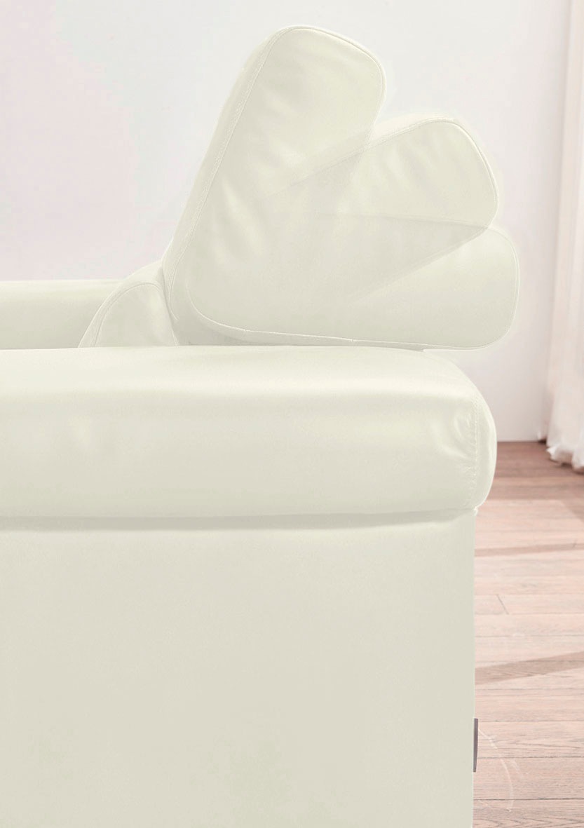 W.SCHILLIG 2-Sitzer »finn«, German Design Award 2016, Fußgestell Nussbaum natur, Breite 210 cm