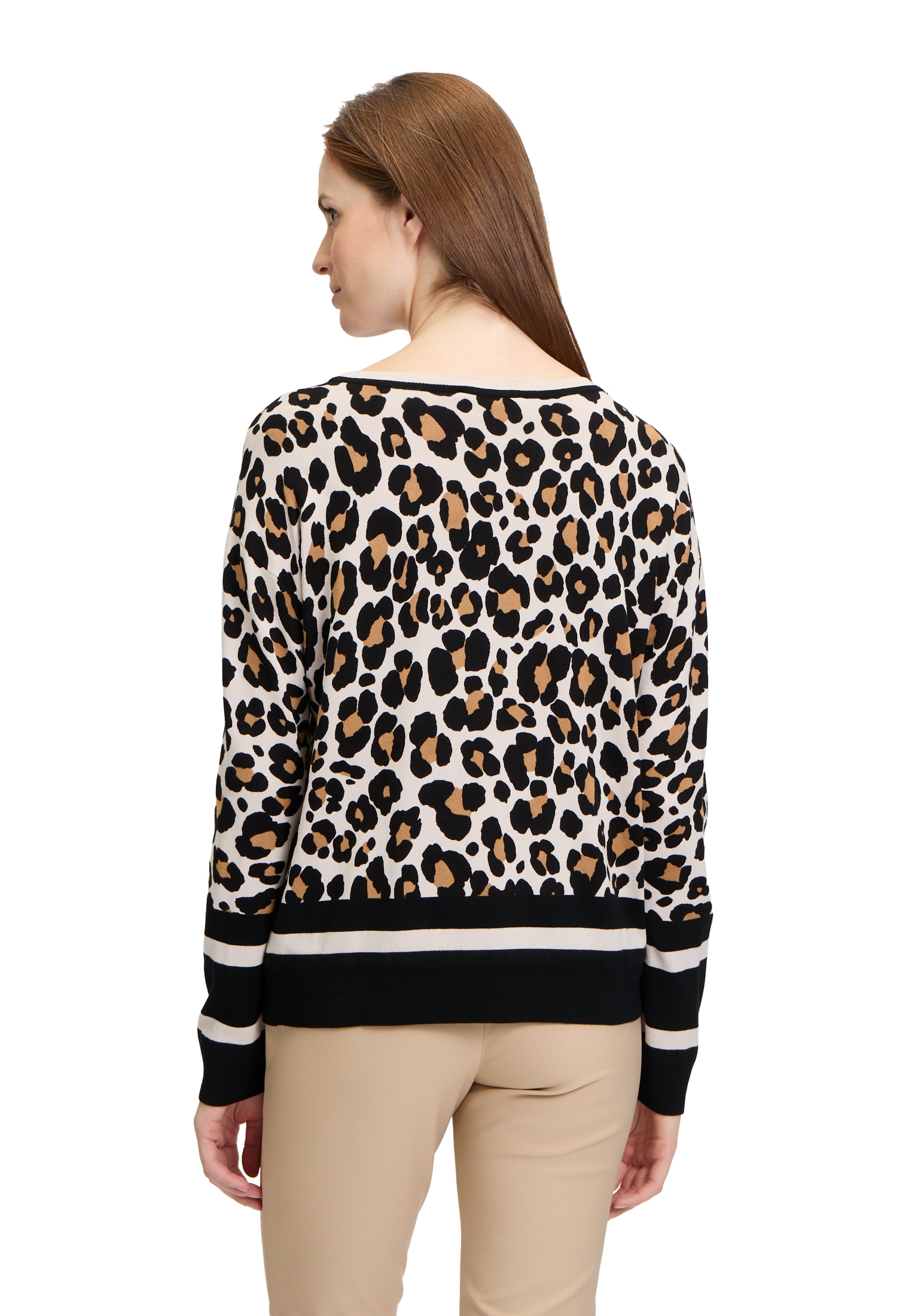 Betty Barclay Rundhalspullover »Feinstrickpullover mit Print«