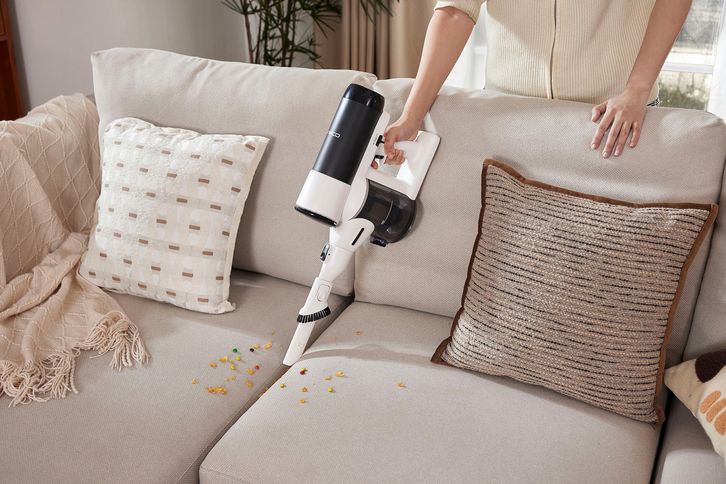 Tineco Nass-Trocken-Sauger »Floor One Switch S6 Stretch Plus mit 85°Grad Heißluft-Trocknung«, für Tierhaare & Allergiker, Selbstreinigung, Teppich & Hartboden