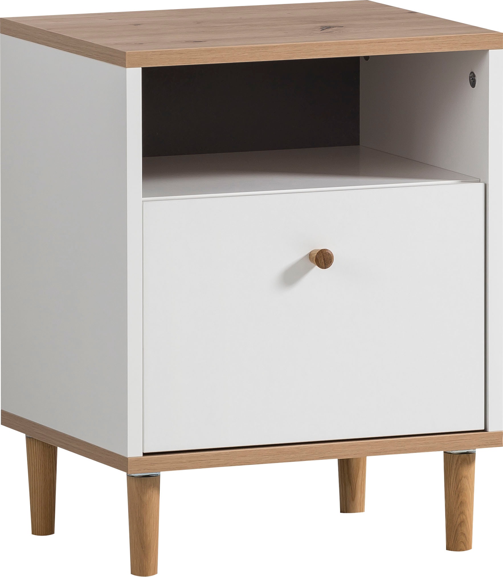 Schildmeyer Nachttisch "Hilda, Nachttisch, Made in Germany, B: 40 cm" Solide Verarbeitung - Dieses Produkt ist in Deutschland gefertigt