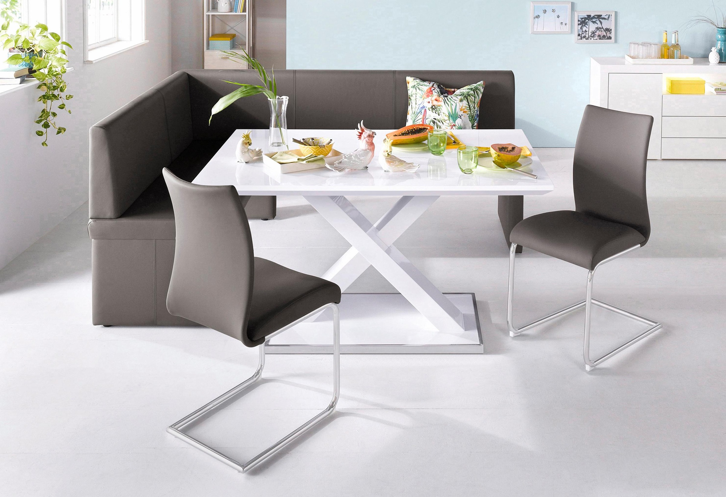 Homexperts Eckbankgruppe, (Set, 4 tlg.)