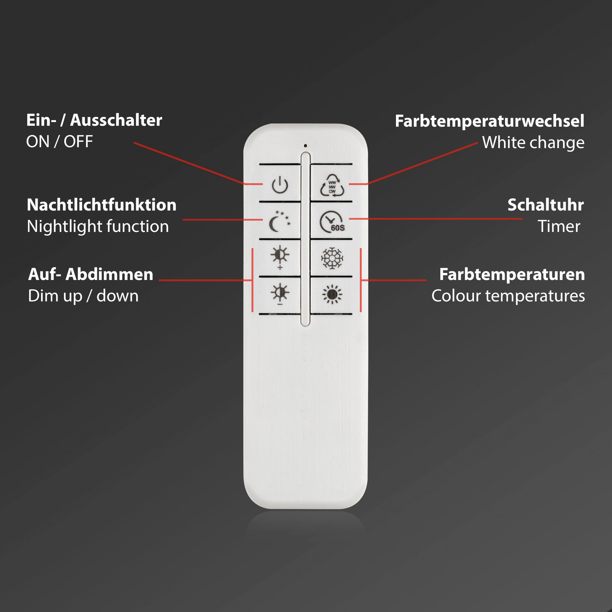 Briloner Leuchten LED Deckenleuchte »3145014 FRAME«, Leuchtmittel LED-Board | LED fest integriert, Deckenlampe, 110x24,8x8,5cm, Schwarz, 40W, Wohnzimmer, Schlafzimmer