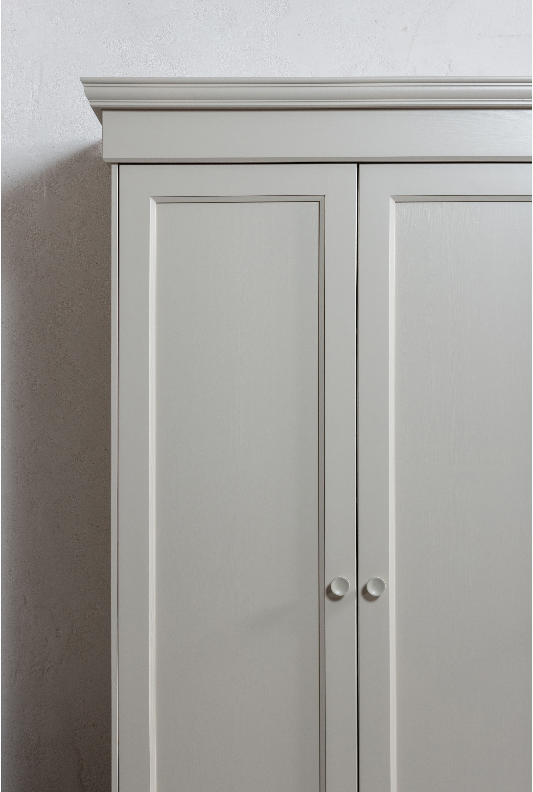 WOOOD Kleiderschrank »WOOOD OLIVIA KLEIDERSCHRANK KIEFER DUST [fsc]« Kleiderschrank Olivia, FSC-Kiefer, viel Stauraum, erweiterbar