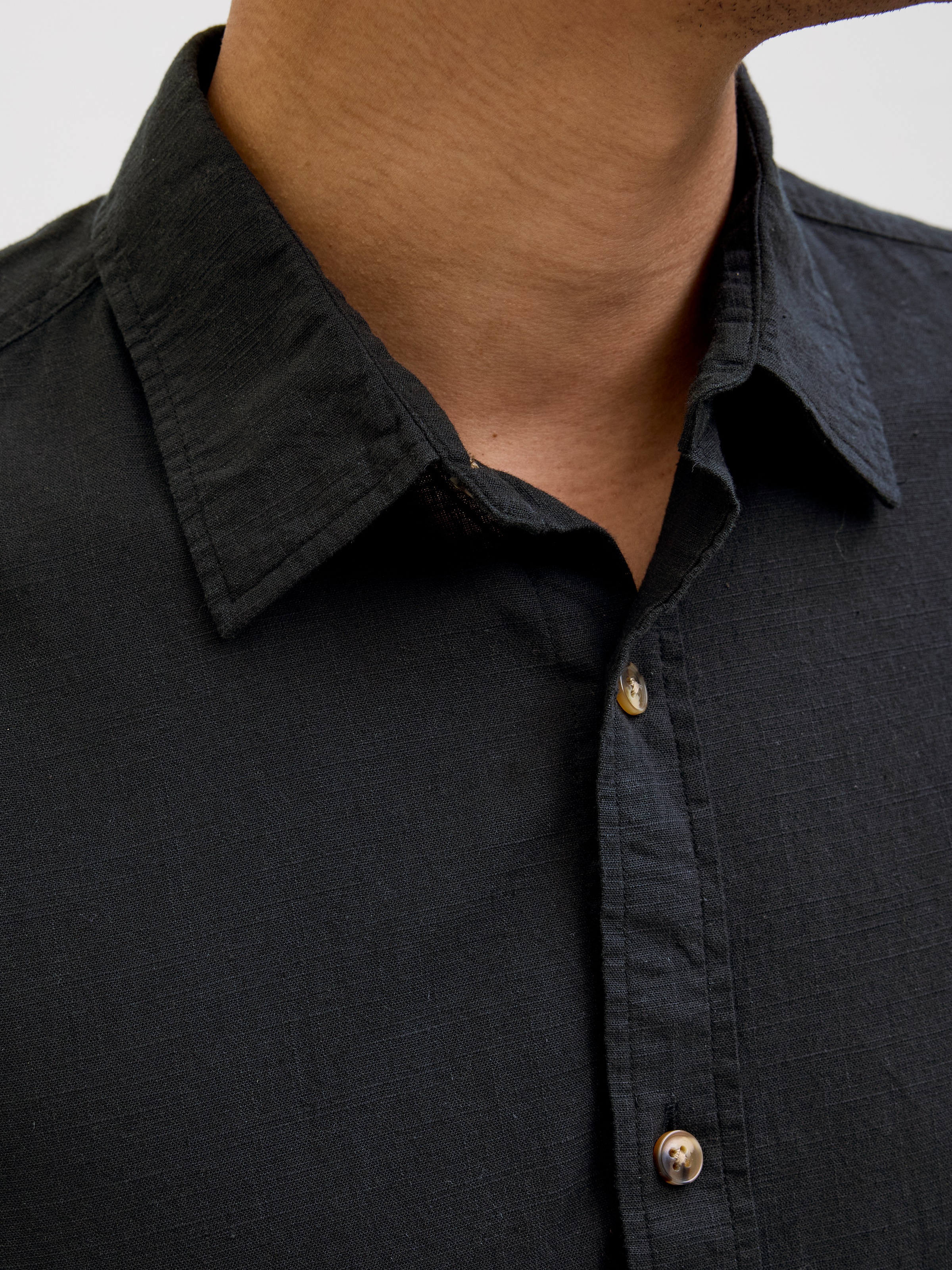 Jack & Jones Langarmhemd »JJESUMMER SHIRT LS SN«, mit Hemdkragen