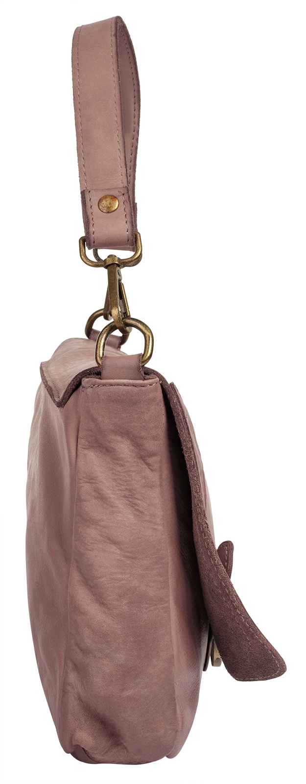 Samantha Look Umhängetasche, echt Leder, Made in Italy