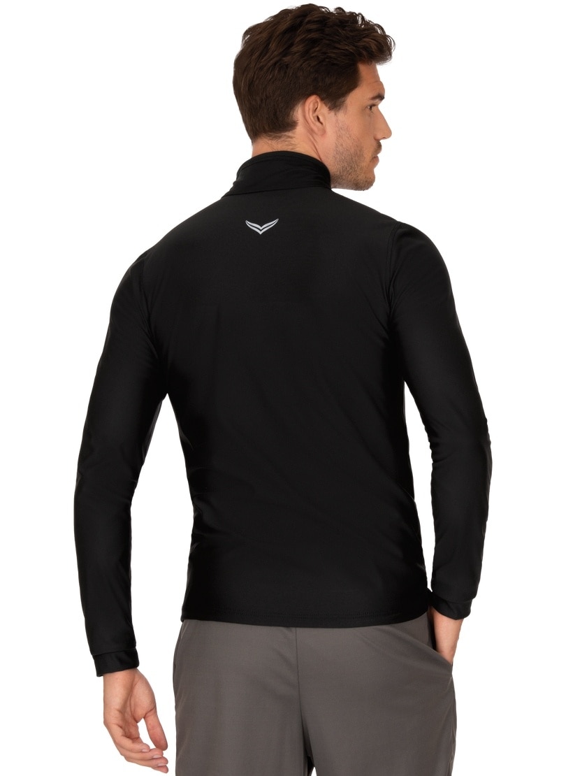 Trigema Sweatshirt »TRIGEMA Langärmeliges Sportshirt mit Reißverschluss«