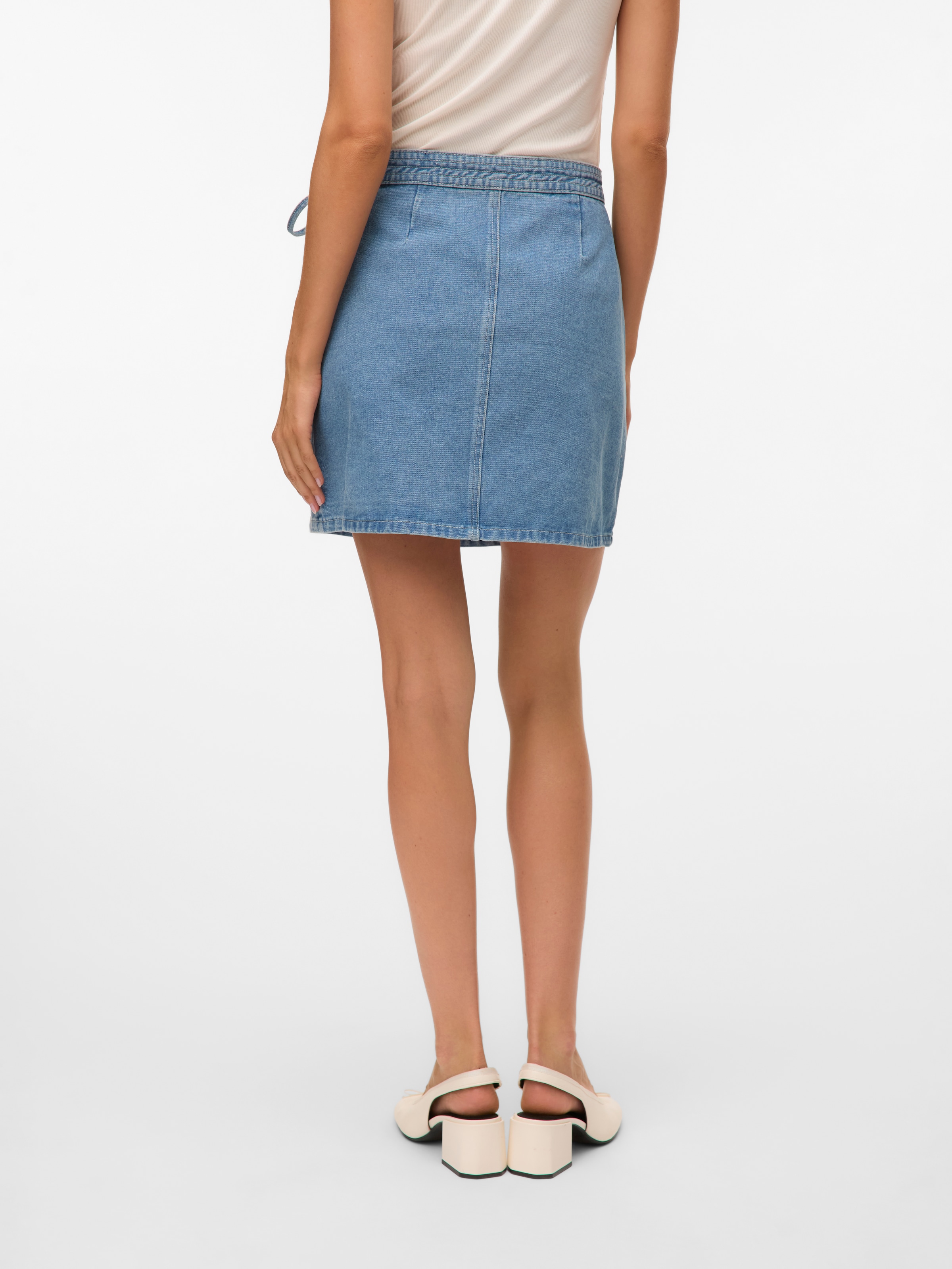 Vero Moda Jeansrock »VMLIZA MR SHORT DENIM WRAP SKIRT GA NOOS«