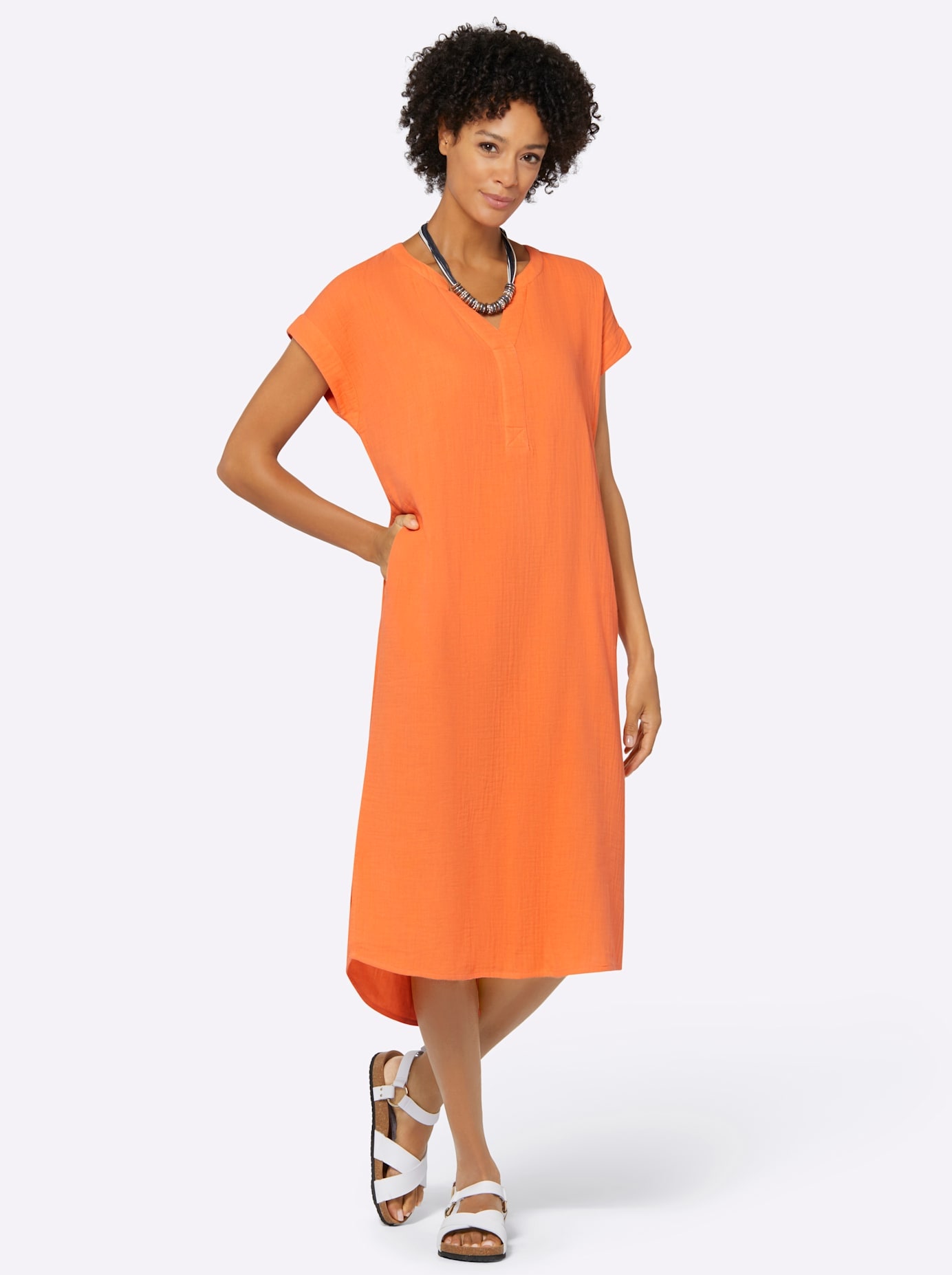 Casual Looks Sommerkleid "Kleid" Nahttasche