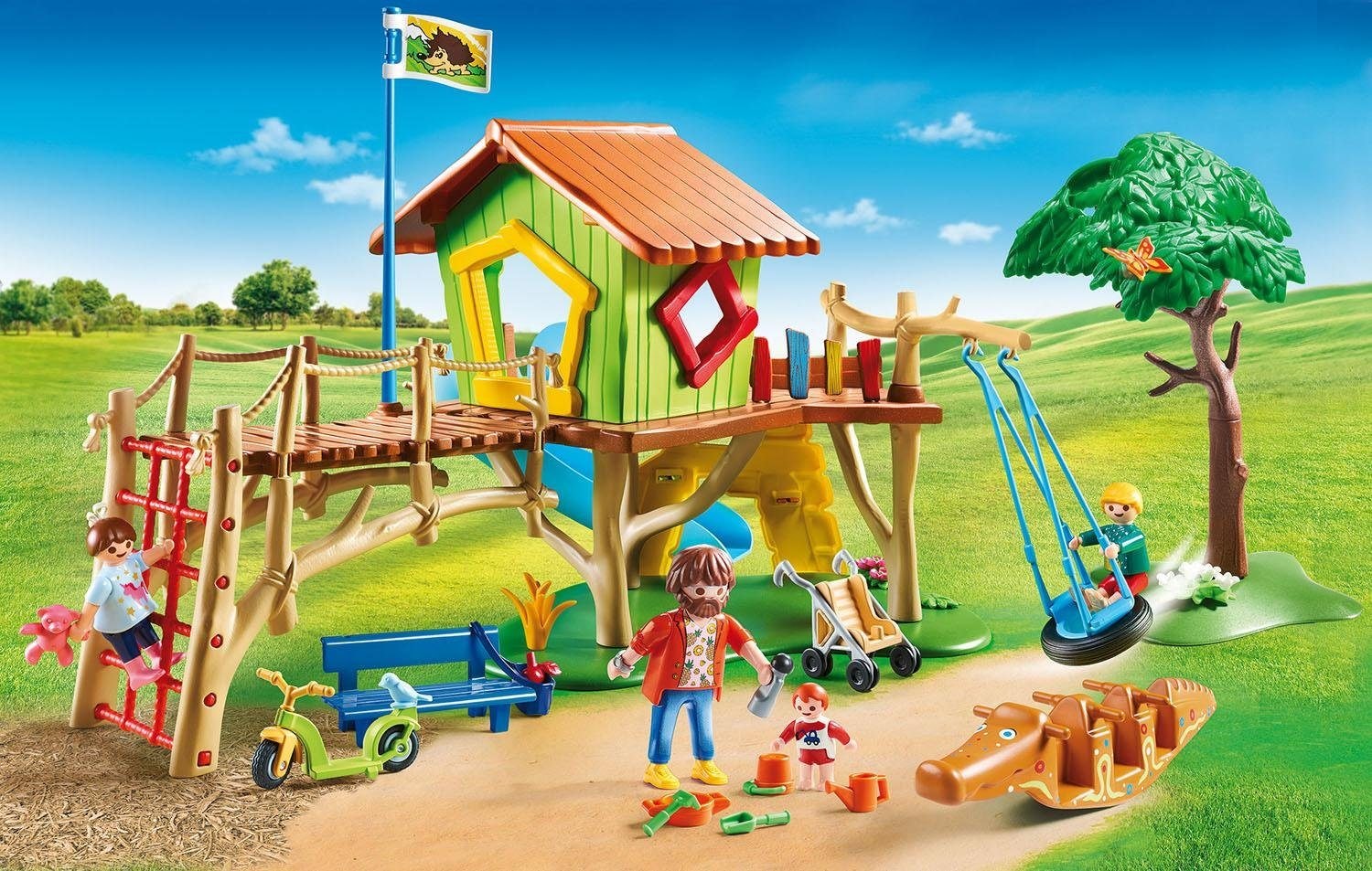 Playmobil® Konstruktions-Spielset »Abenteuerspielplatz (70281), My City Life«, (83 St.), Made in Germany