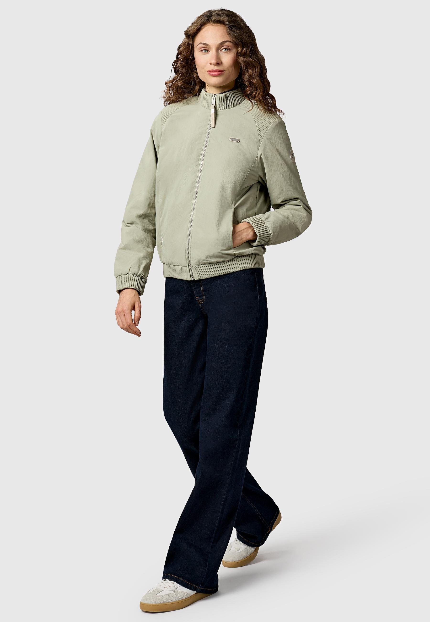 Ragwear Bomberjacke »Bomberjacke Chenna Summer YOUMODO« ohne Kapuze Wasserabweisende leichte Übergangsjacke