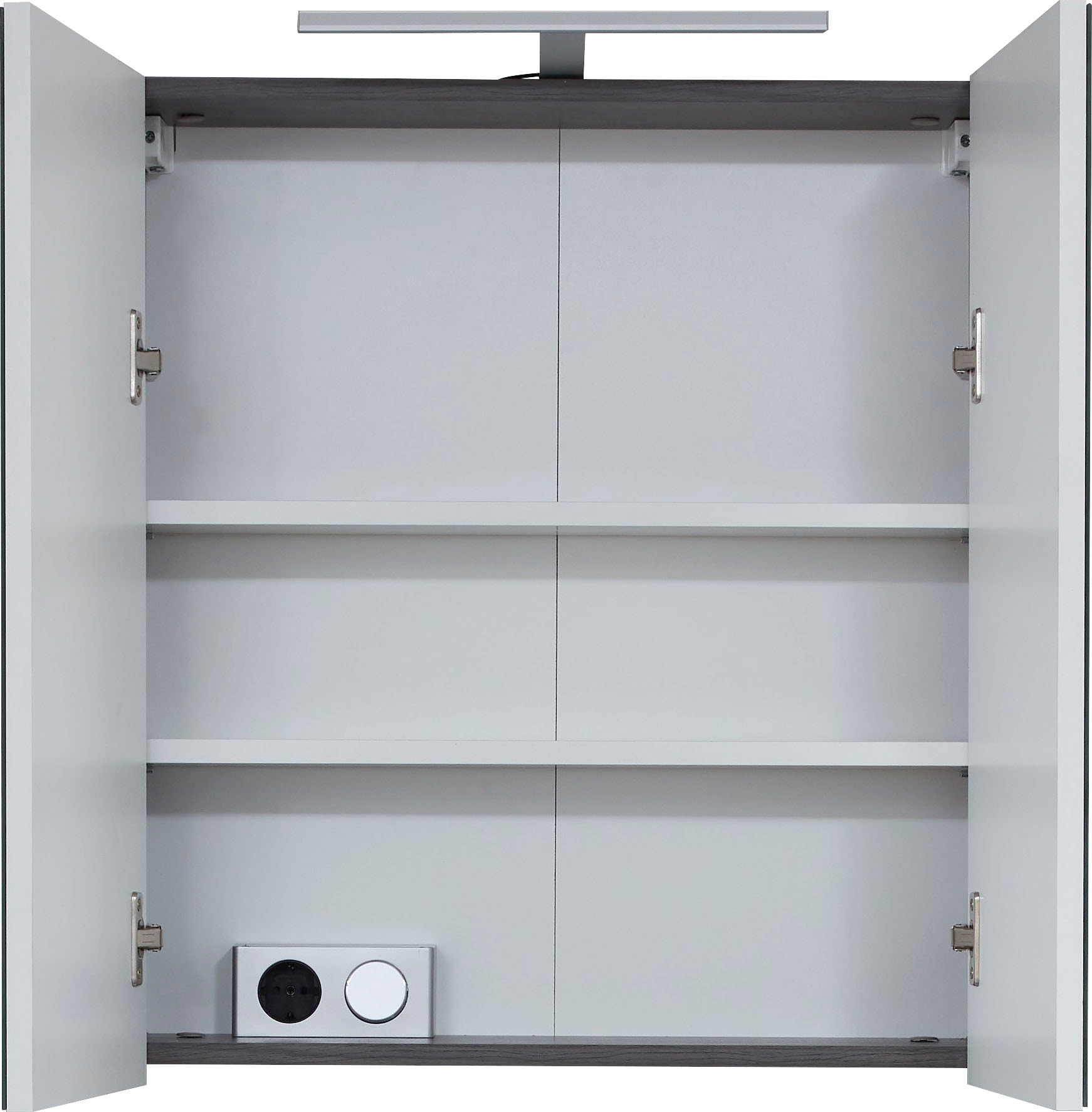 INOSIGN Spiegelschrank »Sovana«, Badschrank wahlweise mit oder ohne Beleuchtung - (B/T/H) 60/18/67 cm