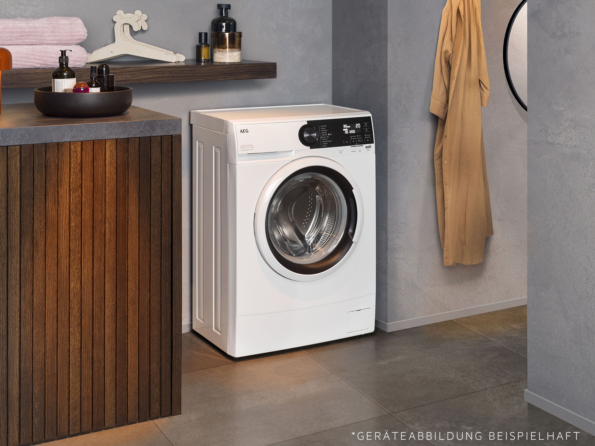 AEG Waschmaschine 6000 »LSR6FA75470« 7 kg 1400 U/min Hygiene-Programm mit Dampf entfernt über 99,99 % der Viren & Bakterien