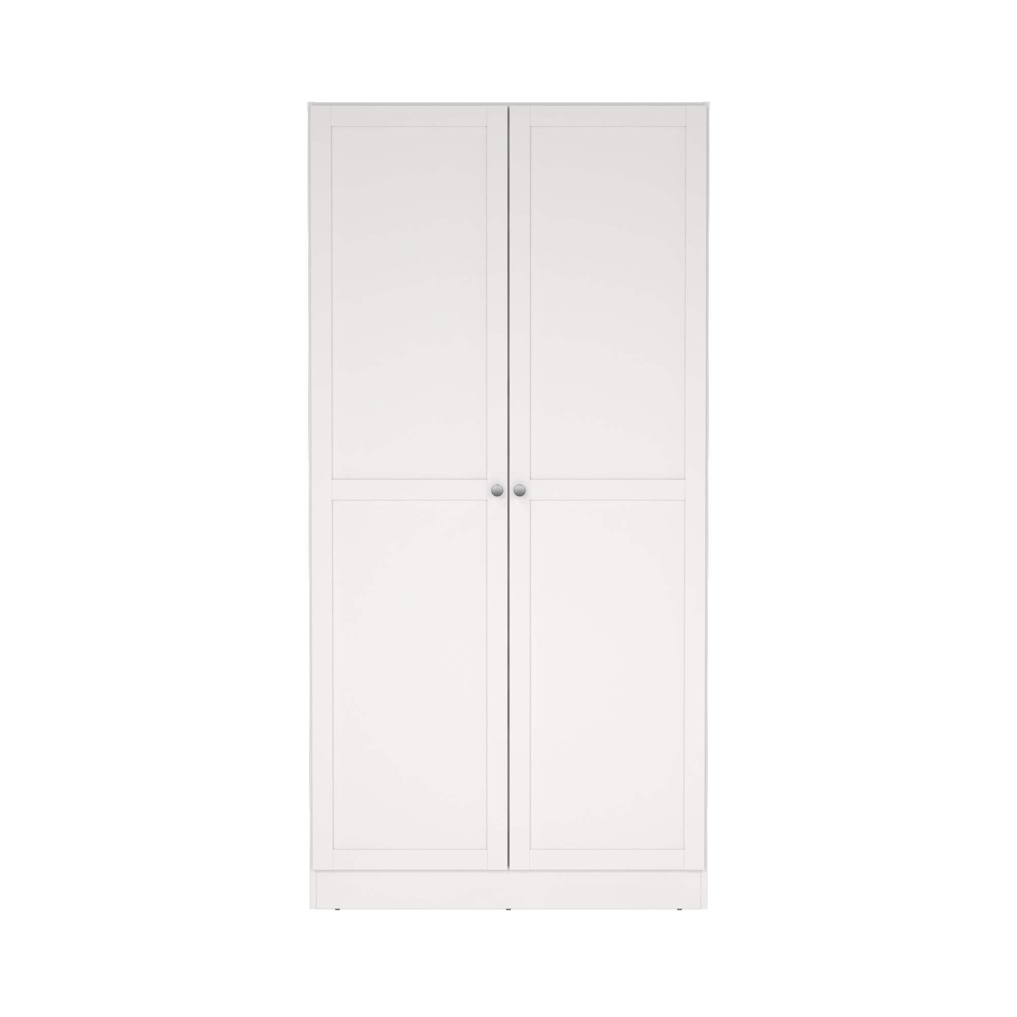 Home affaire Kleiderschrank »Billund, skandinavischen Design & viel Stauraum, 2 Breiten 145/195 cm« Viel Stauraum mit Böden & Kleiderstange, praktische Aufteilung