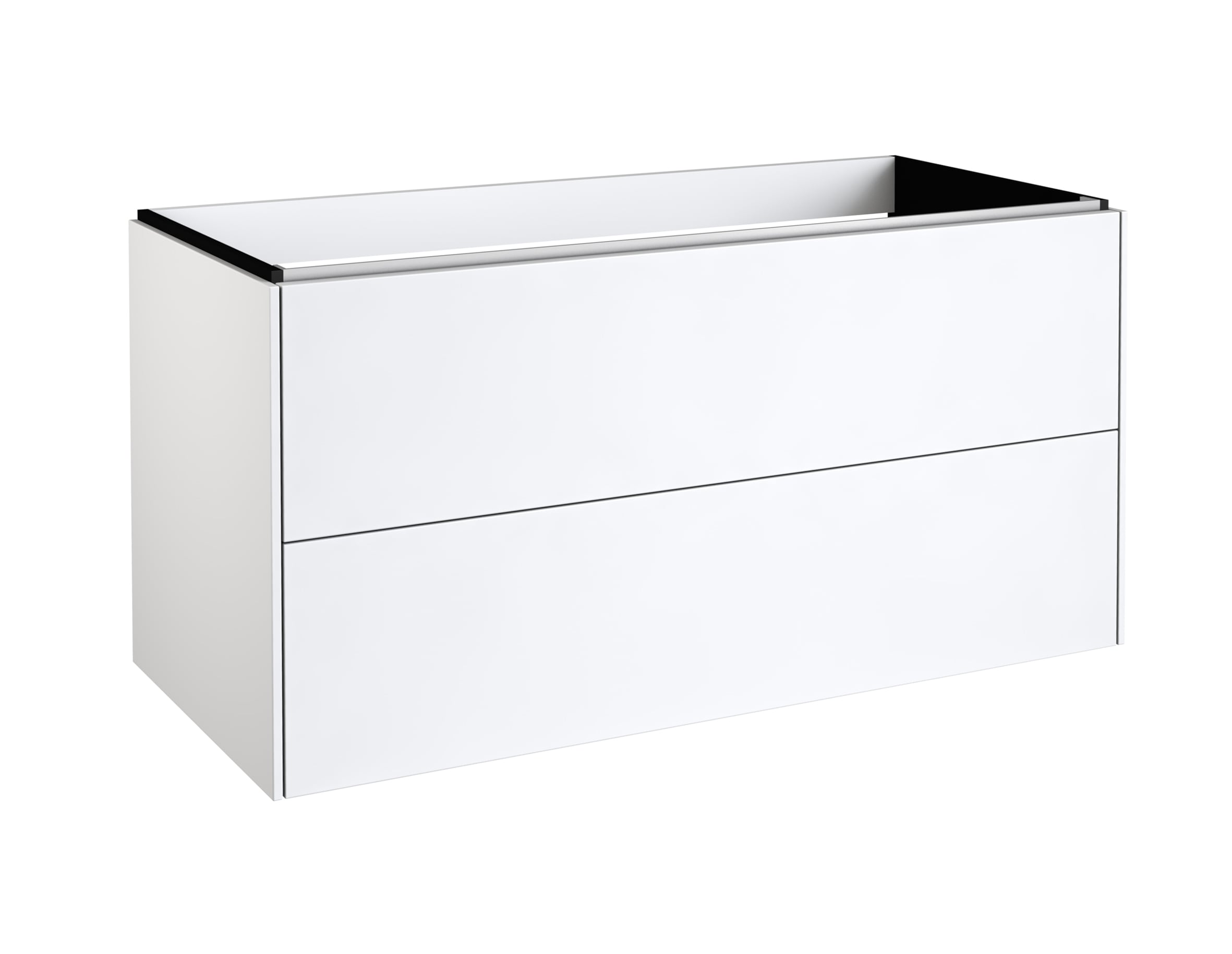 welltime Waschtisch »D-Line«, Badmöbel mit Keramik Waschbecken, Soft-Close-Funktion, Breite 121 cm