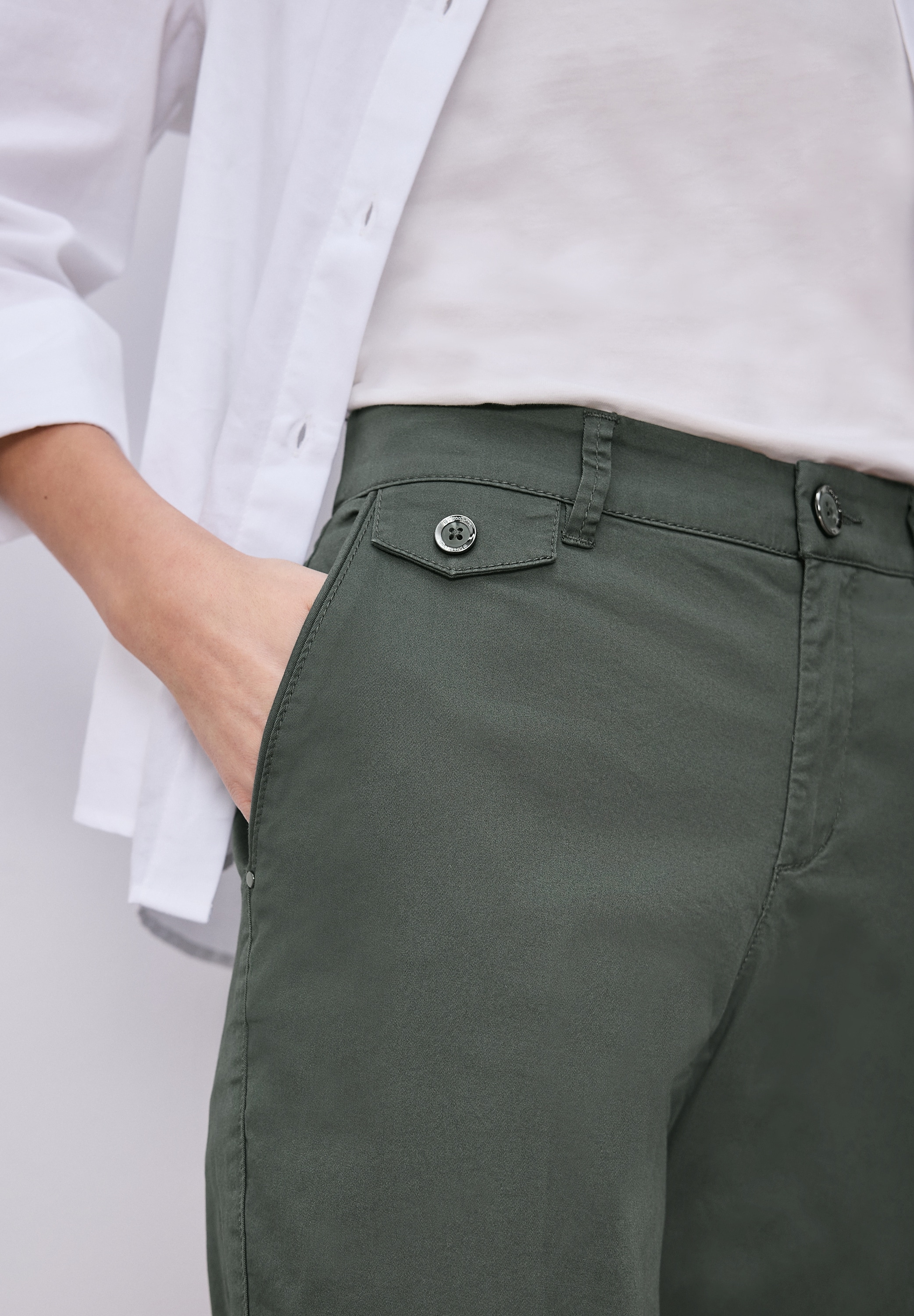 STREET ONE Chinohose  aus Twillstoff