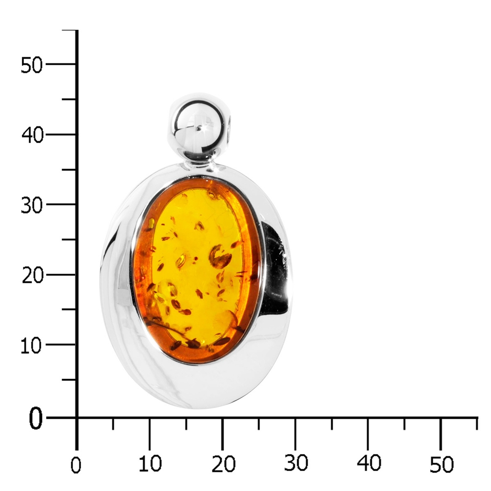 OSTSEE-SCHMUCK Kettenanhänger »- Dagrun - Silber 925/000 - Bernstein«