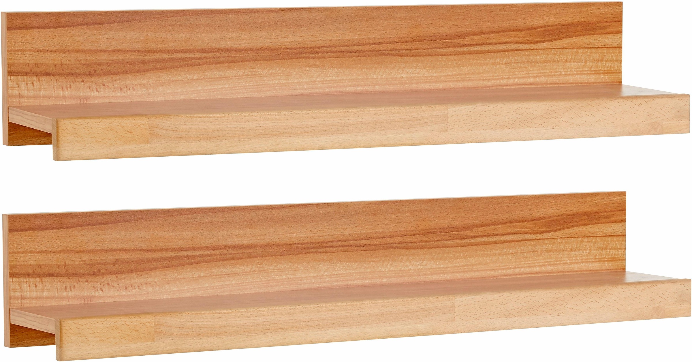 Home affaire Wandregal »Ribe,2er Set,teilmassiv, Breite: je 90 cm«, (Set, 2 St.), Ablageflächen Massivholz