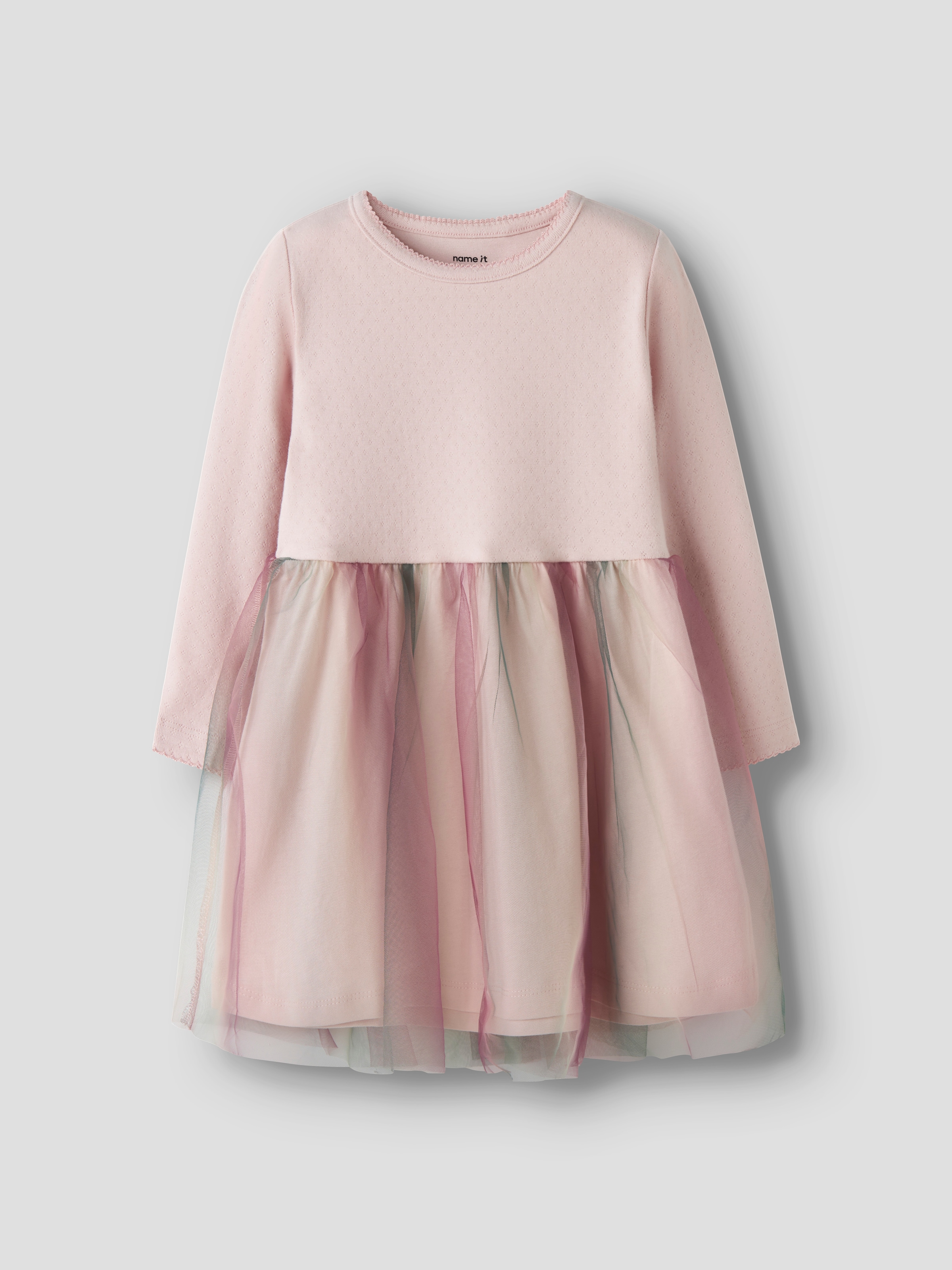 Name It Minikleid »NMFLOUISA LS DRESS« Baumwollmischung, regular fit