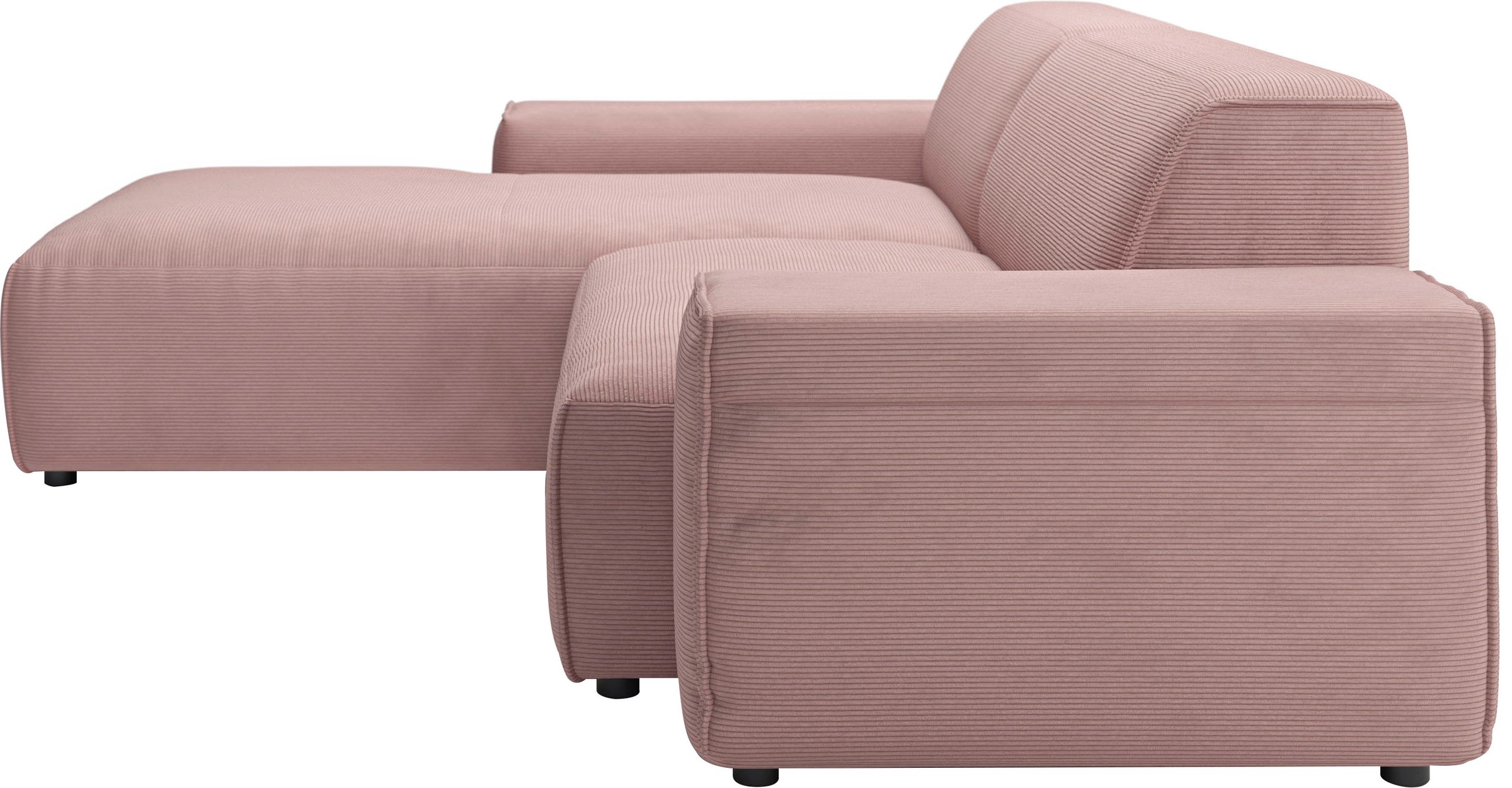 andas Ecksofa »Glimminge L-Form auch in Breitcord, Feincord + Easy care-Bezug,«, Breite 234, Zierkissen