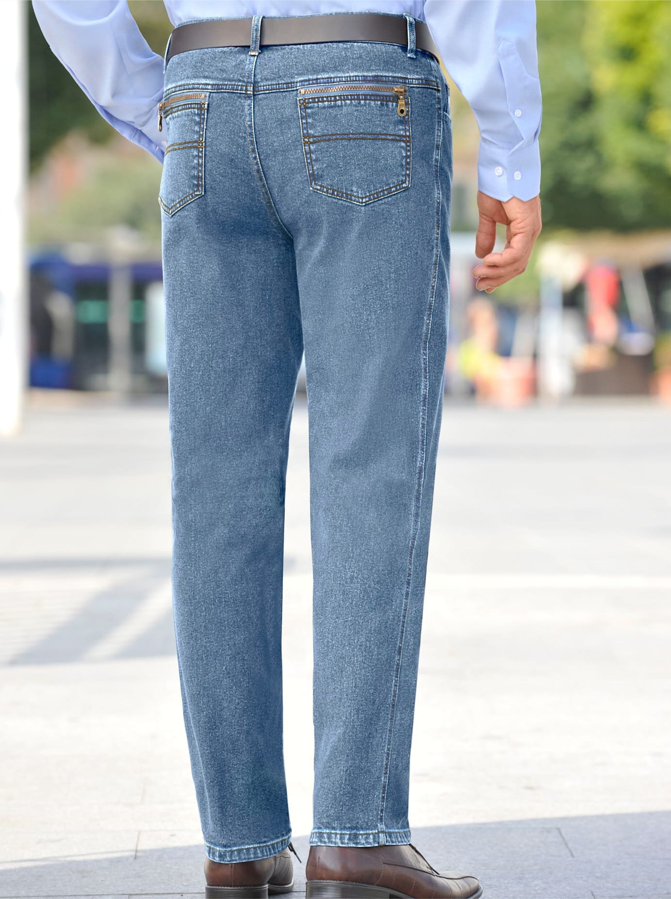Classic Dehnbund-Jeans, (1 tlg.)