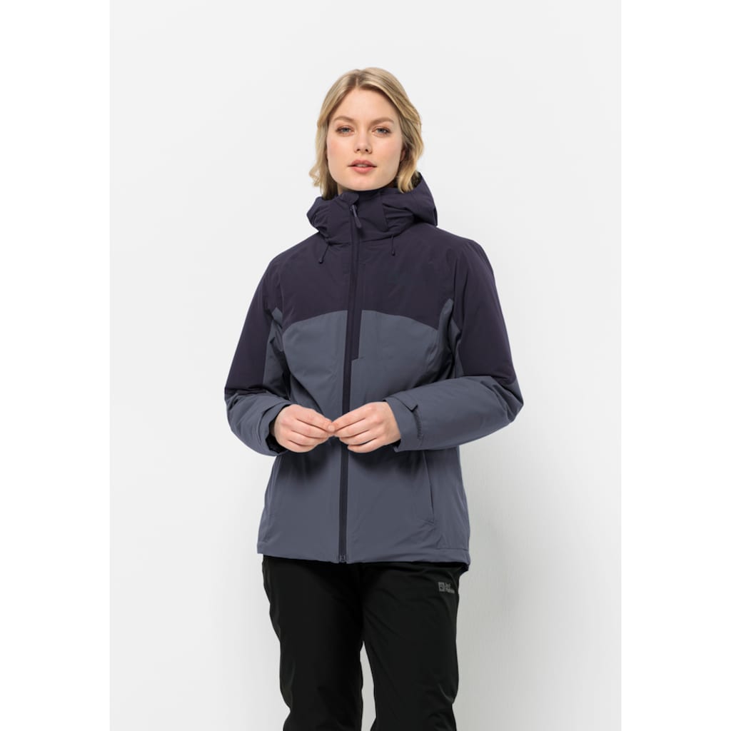 Jack Wolfskin 3-in-1-Funktionsjacke »FELDBERG 3IN1 JKT W«, (2 teilig), mit Kapuze