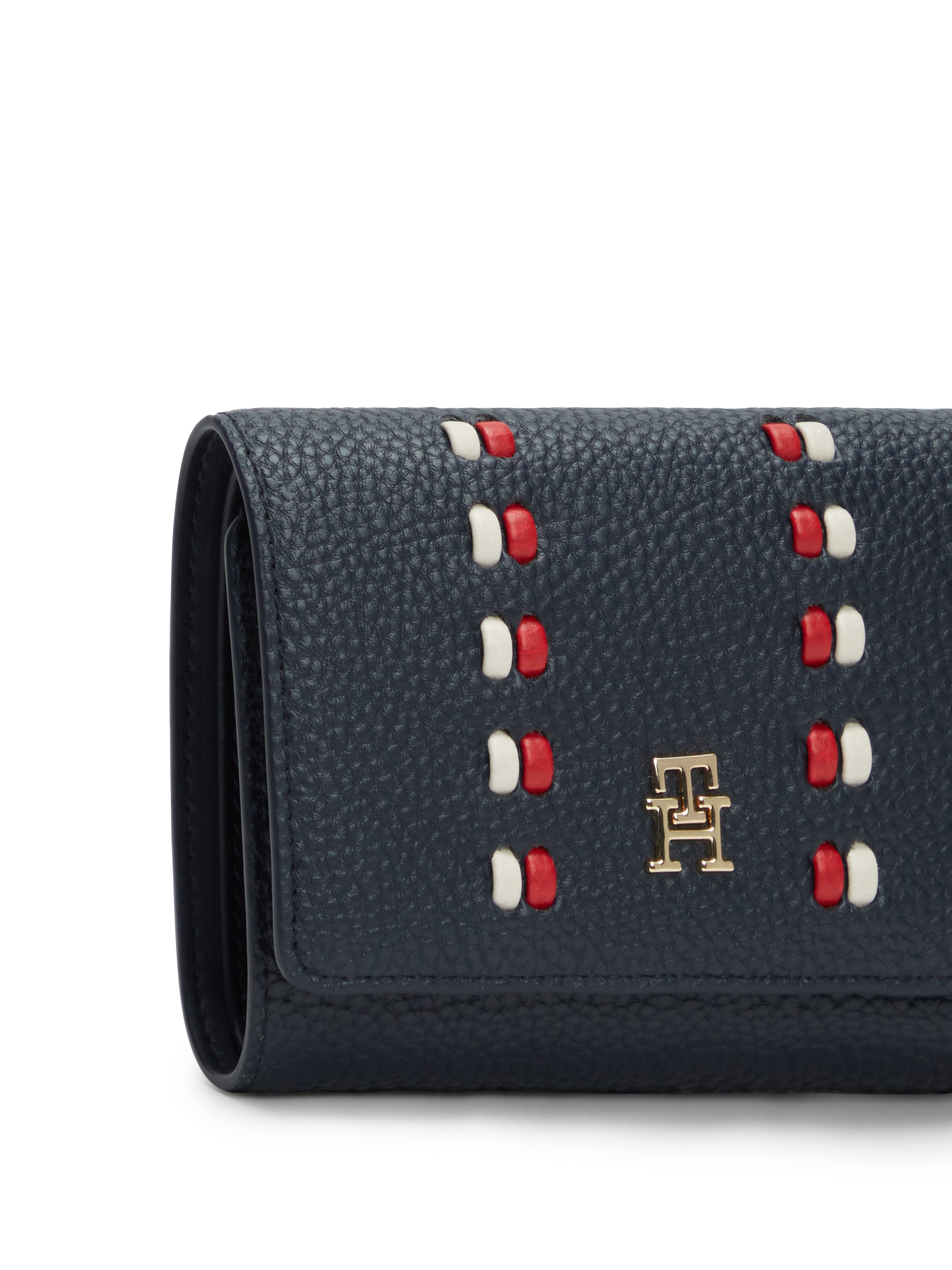 Tommy Hilfiger Geldbörse »TH ICON TRIFOLD CORP« , Damen Geldbeutel, Portemonnaie mit TH-Logoelement