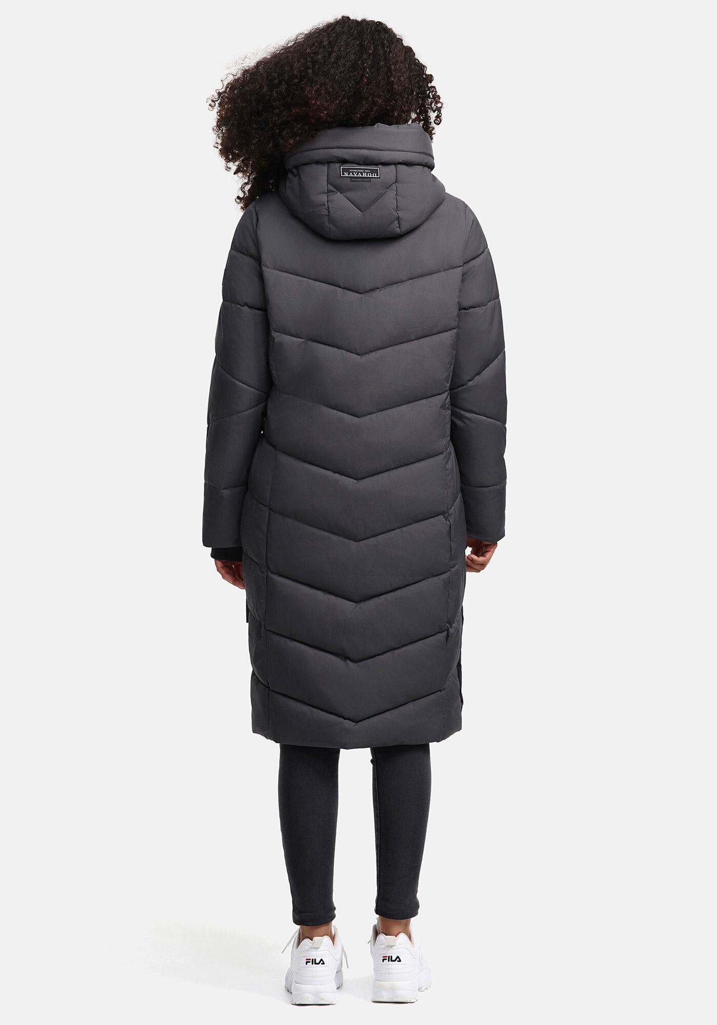 Navahoo Winterjacke »Navahoo Schmatzibaer lange Damen Winter Steppjacke N009«
