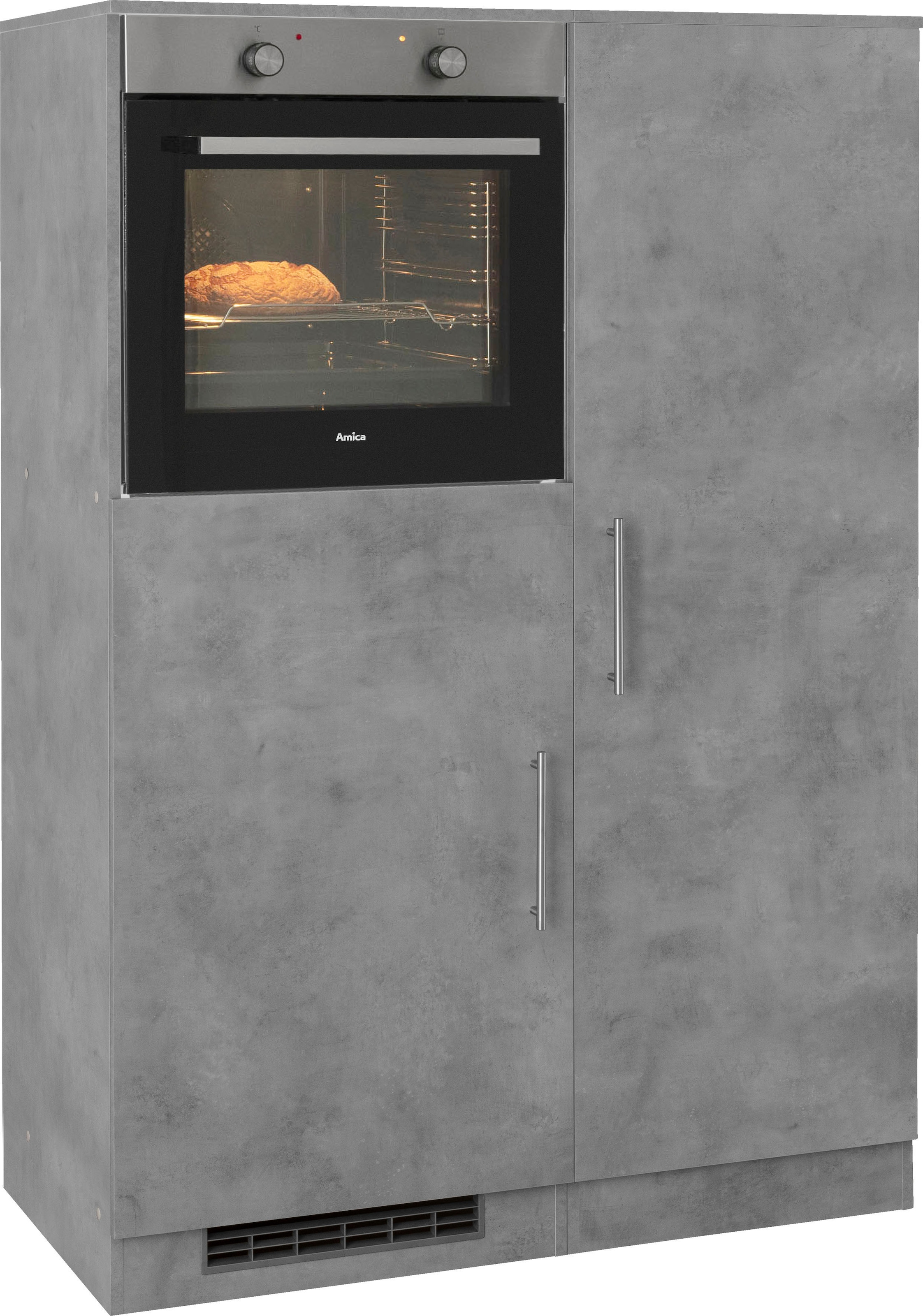 wiho Küchen Küche »"Cali"«, Back-/Kühlmodul, wahlweise mit E-Geräten, Breite 110 cm