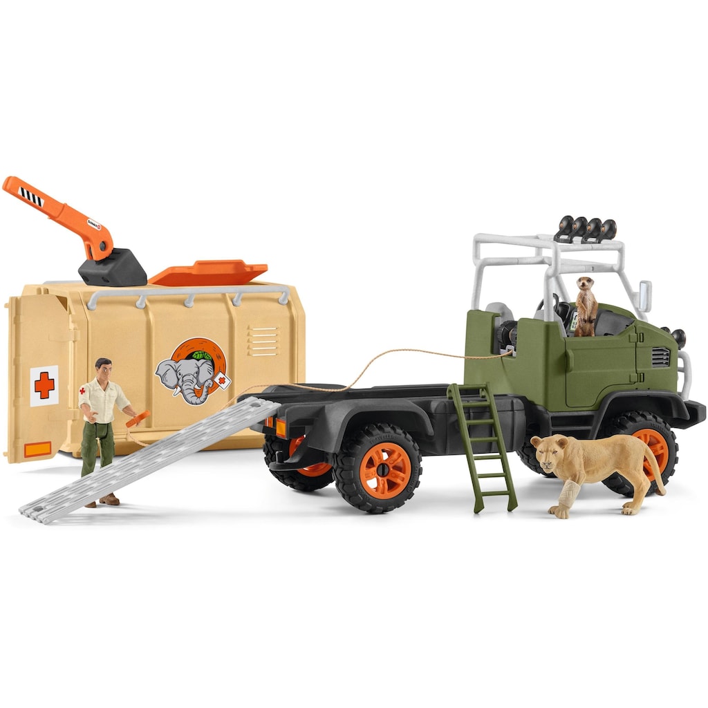 Schleich® Spielwelt »WILD LIFE, Großer Truck Tierrettung (42475)«, (Set)