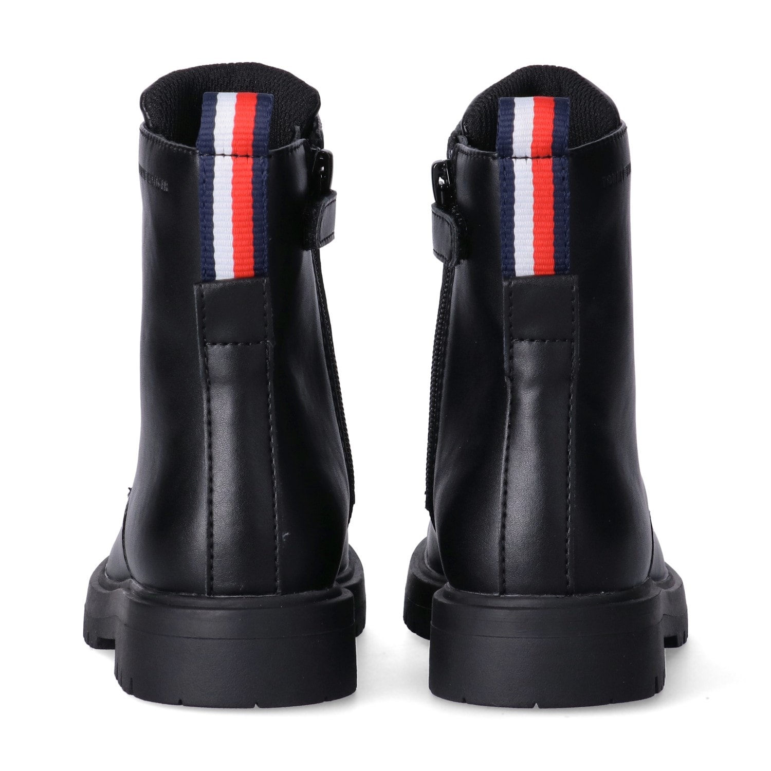 Tommy Hilfiger Schnürboots  Herbstboots, Schnürstiefelette mit farbigem Textilband an der Ferse