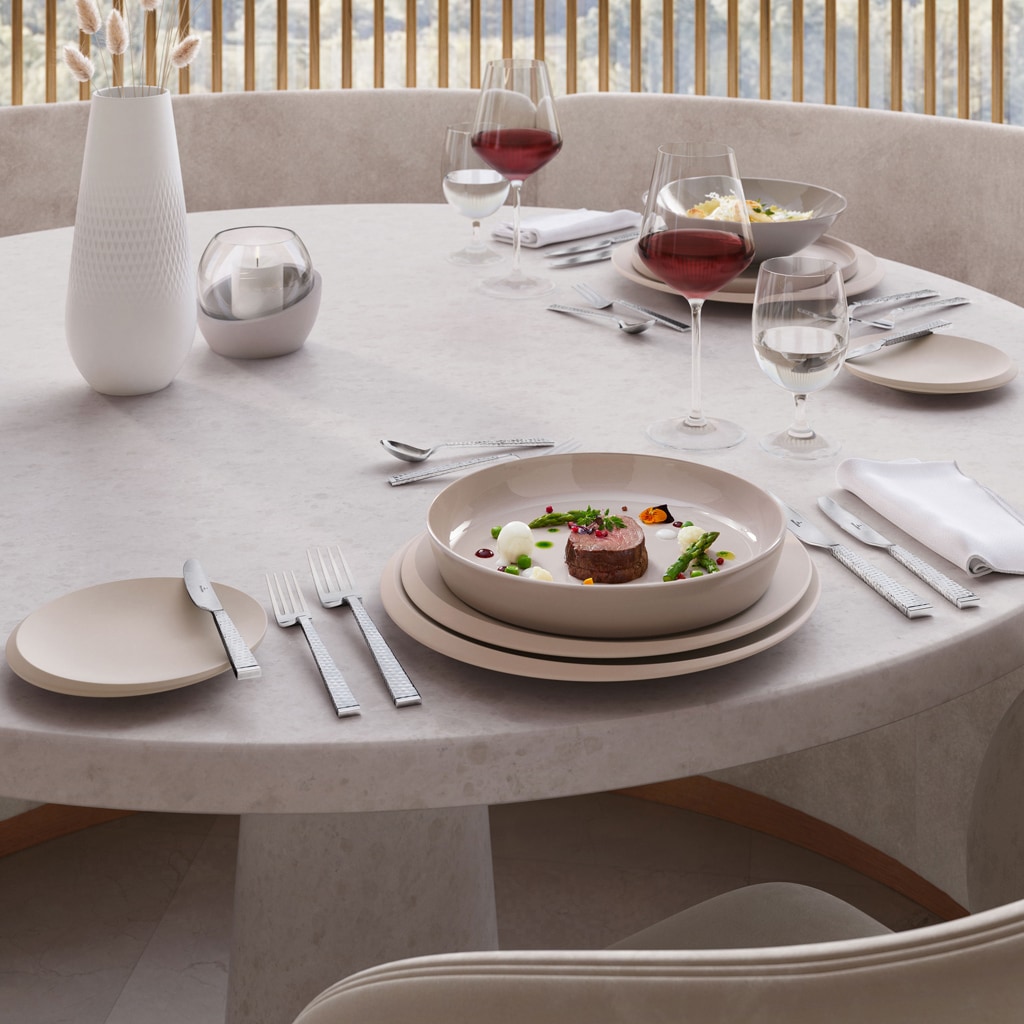 Villeroy & Boch Brotteller »Brotteller beige NewMoon ø 16 cm 6er Set beige«