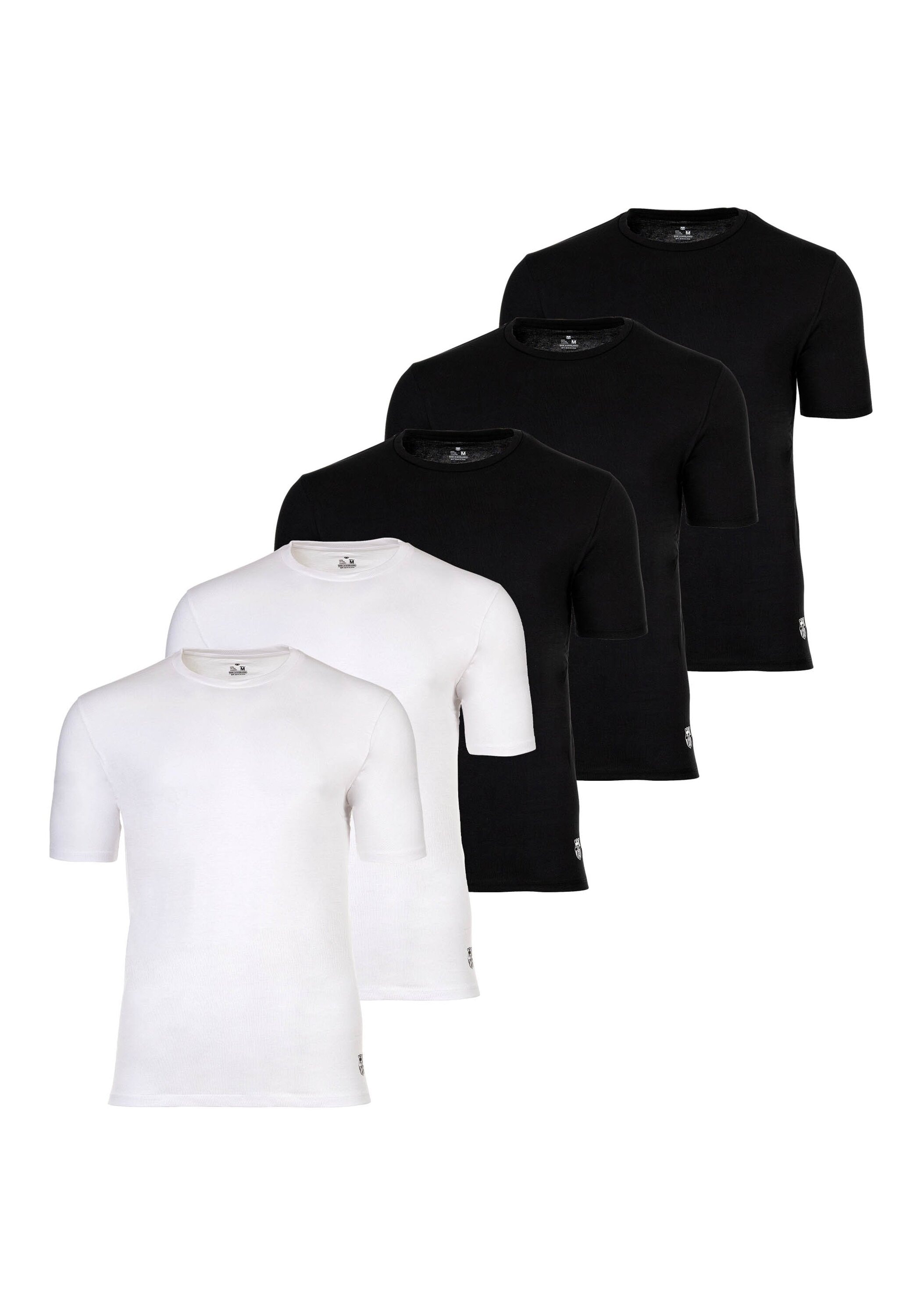 FC Barcelona T-Shirt »T-Shirt FCB Undershirt U-Neck 5-Pack 5er Pack« 5