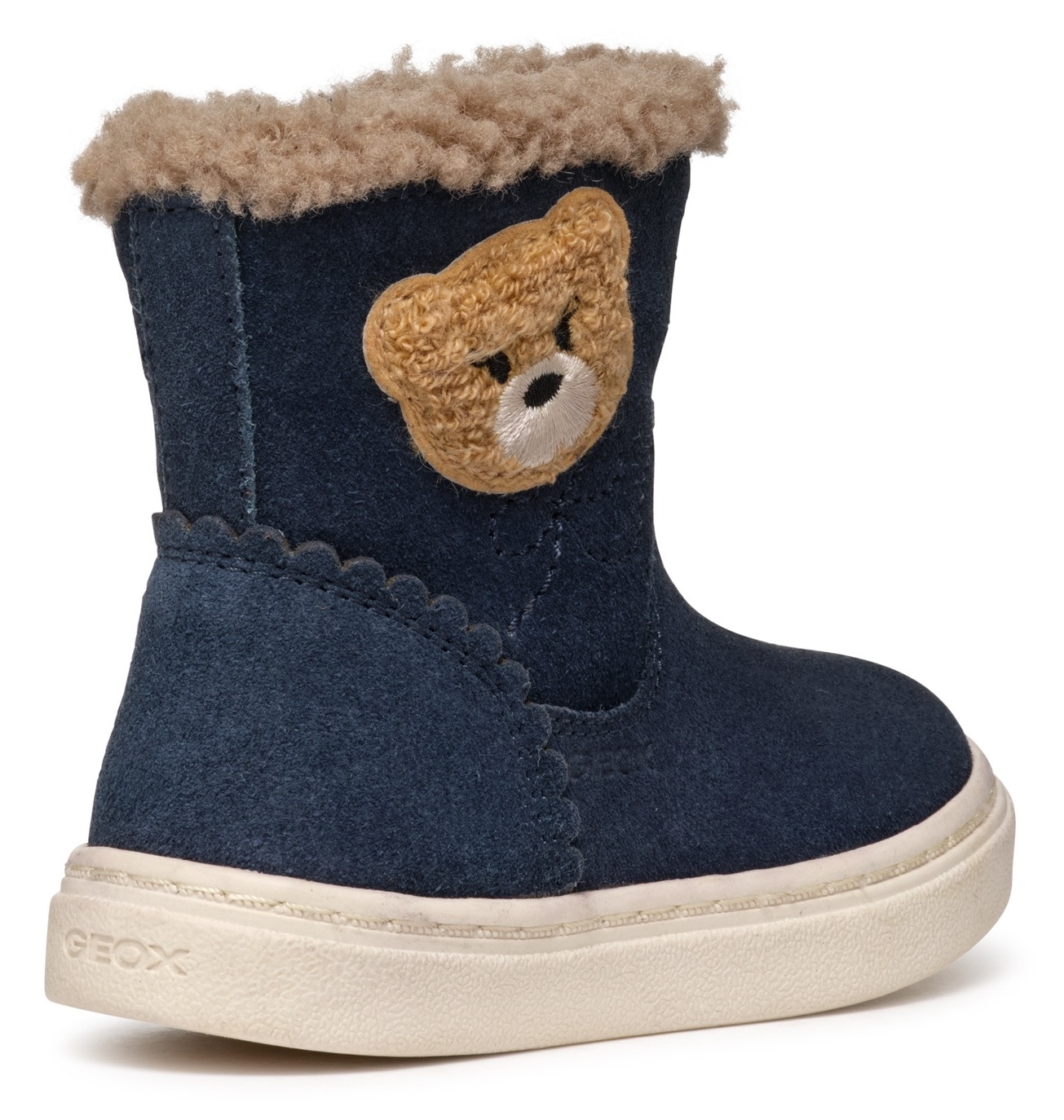 Geox Winterboots »B NASHIK GIRL A«, Klettstiefel, Babystiefel Winterstiefel mit süßem Patch