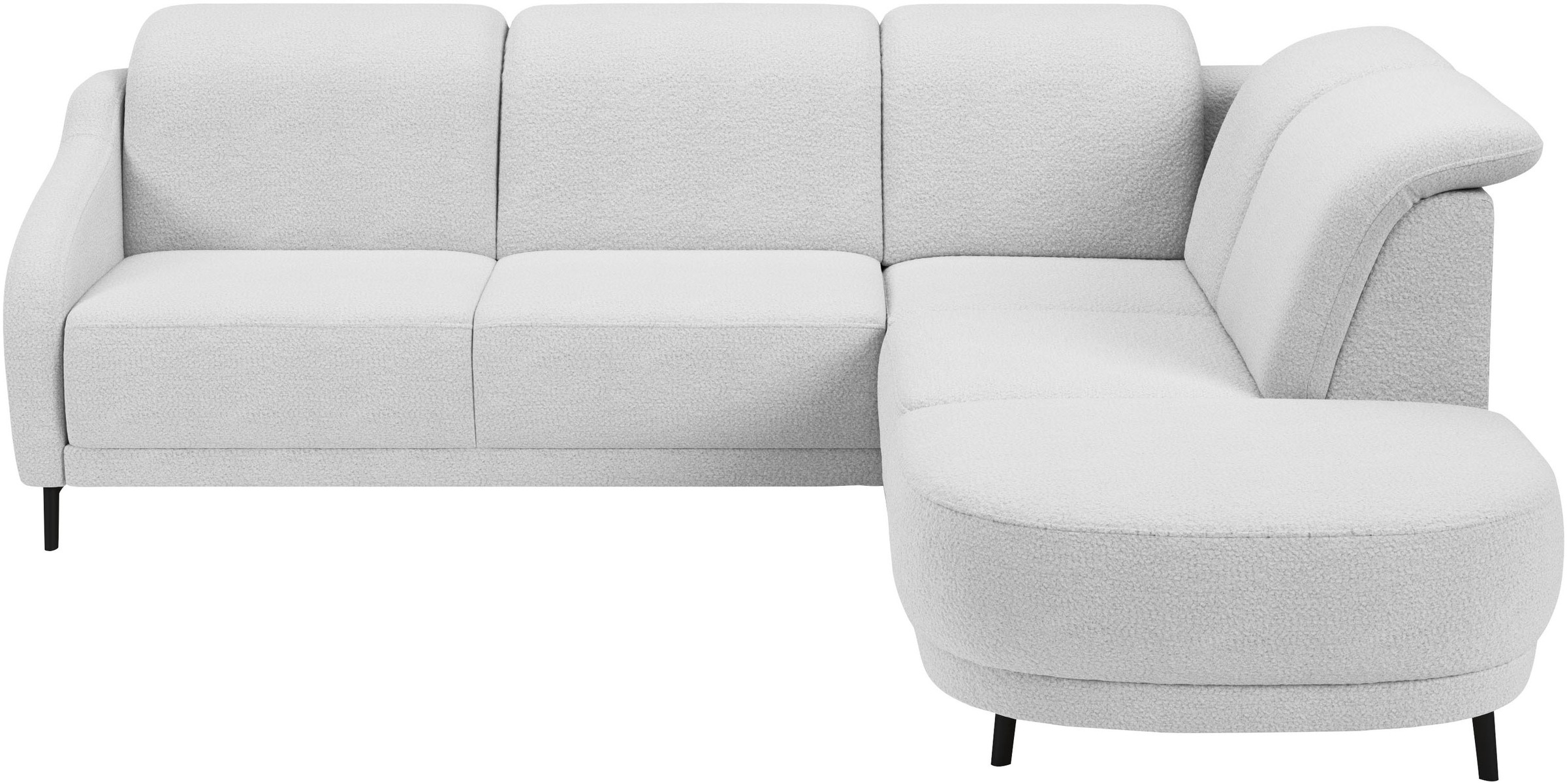 sit&more Ecksofa »Blues L-Form«, wahlweise mit Klapptisch und USB