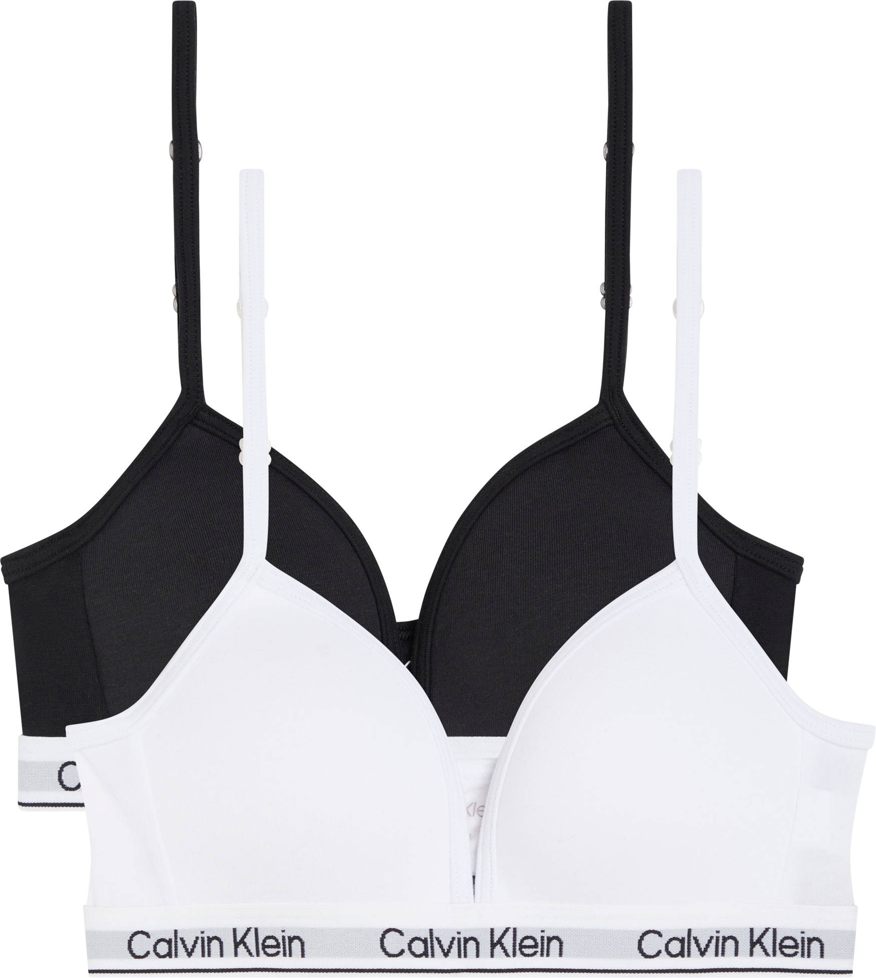 Calvin Klein Underwear Triangel-BH »2PK TRIANGLE« Packung, 2er-Pack, 2 mit Logobund