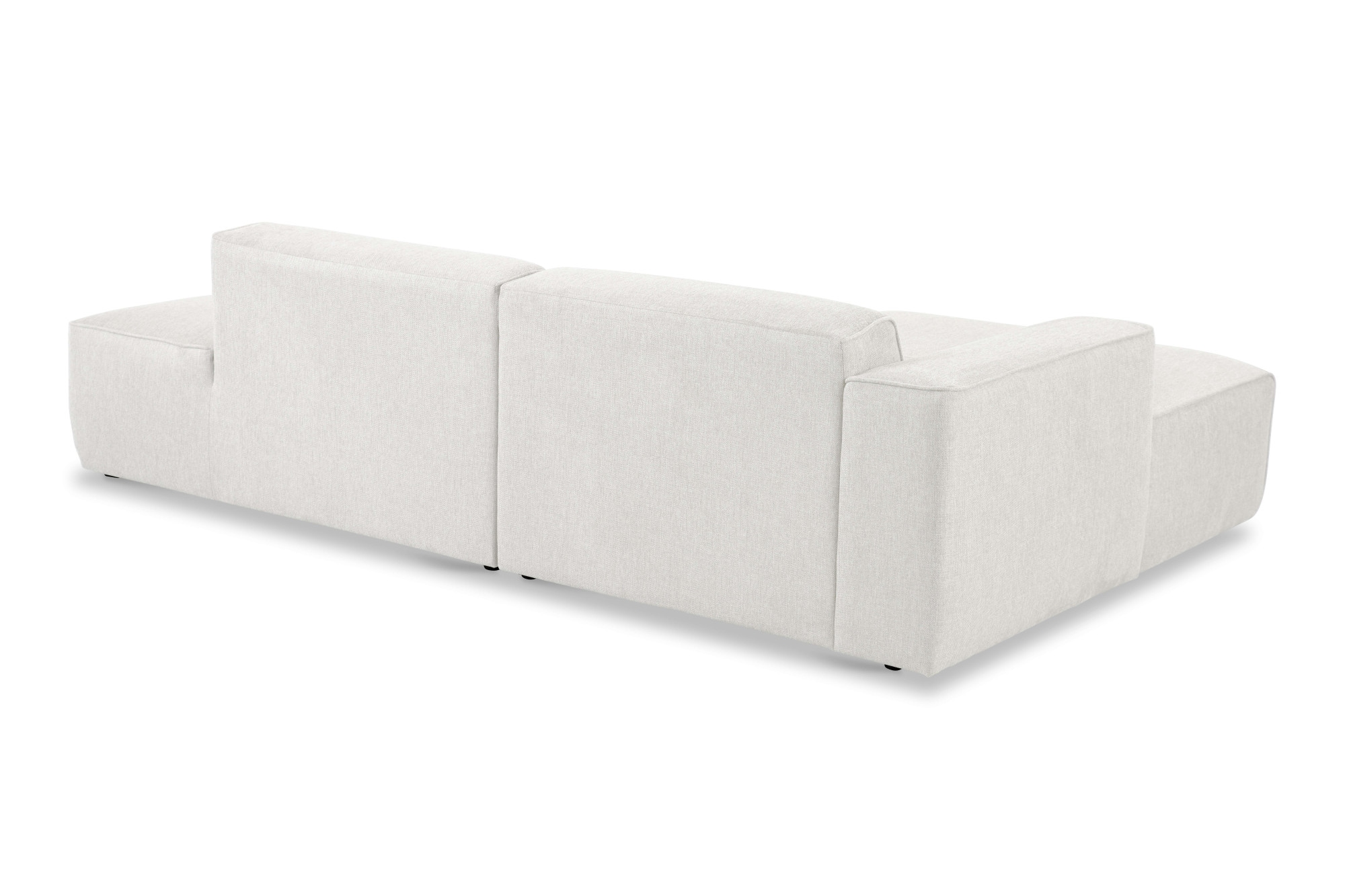 andas Ecksofa »Noord mit Kedernaht, Breite 227 cm«, mit Kedernaht, Breite 227 cm, Cord, Struktur, Webstoff