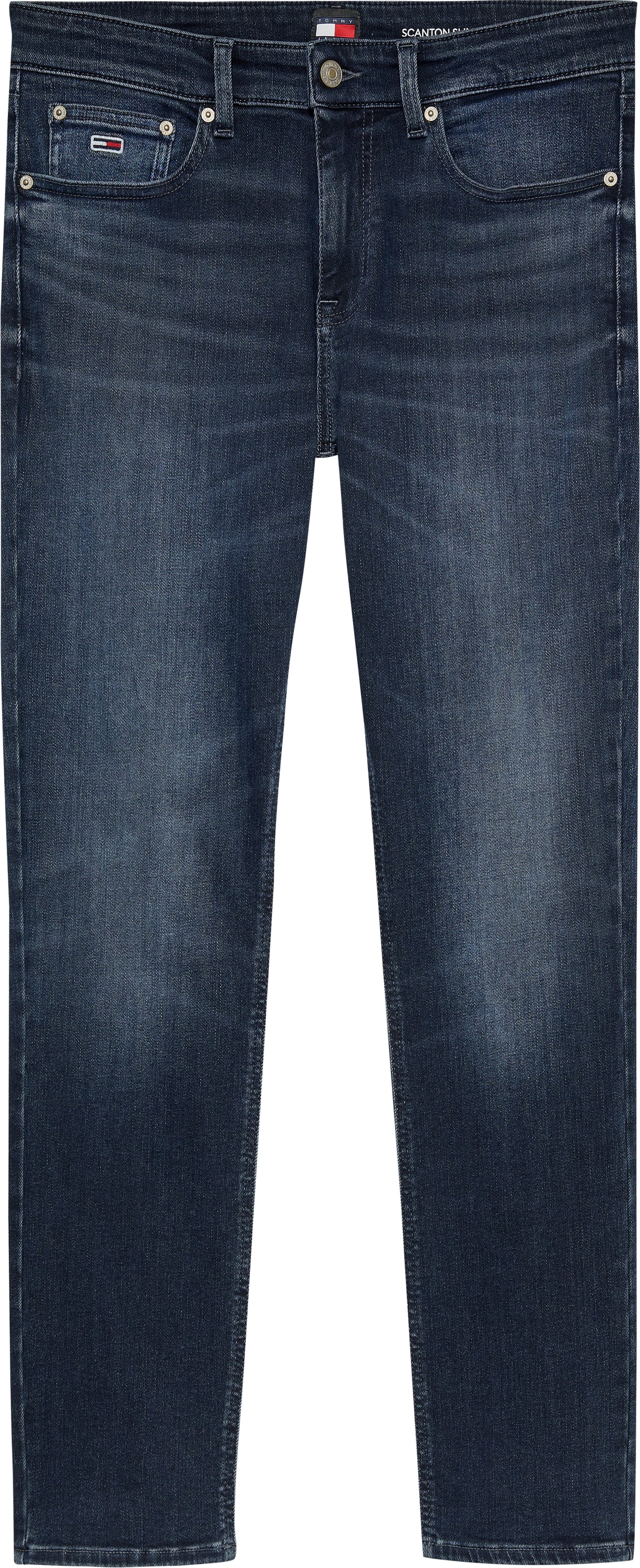 Tommy Jeans Slim-fit-Jeans »Scanton Slim«, Slim‑Fit‑Jeans mit mittlerer Leibhöhe, 5‑Pocket‑Design
